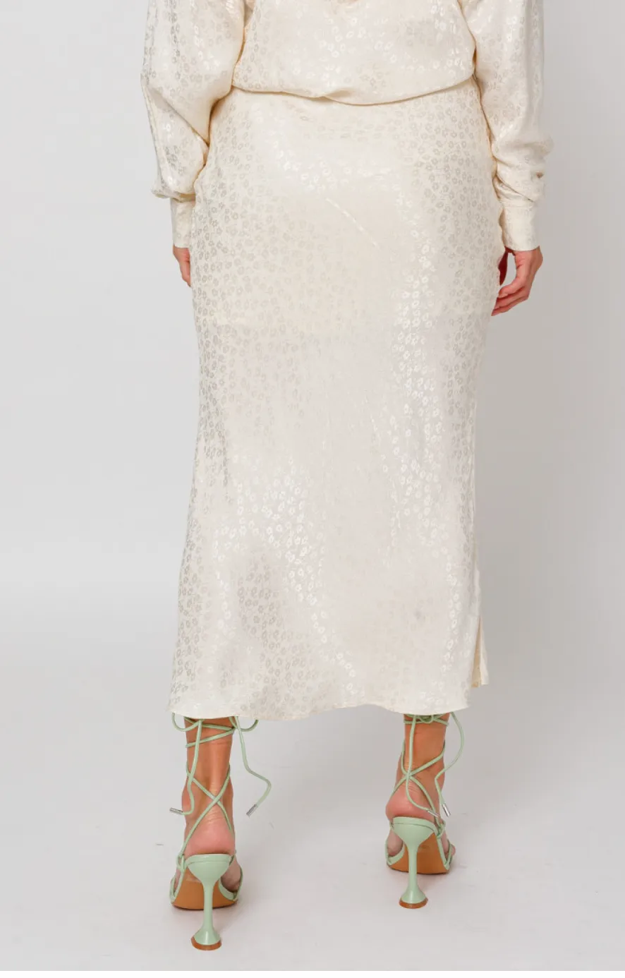 Bias Cut Maxi Skirt