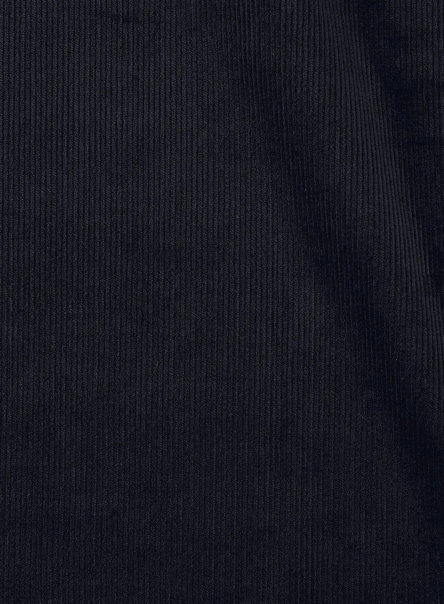 Blue Stretch Pin Corduroy Pants