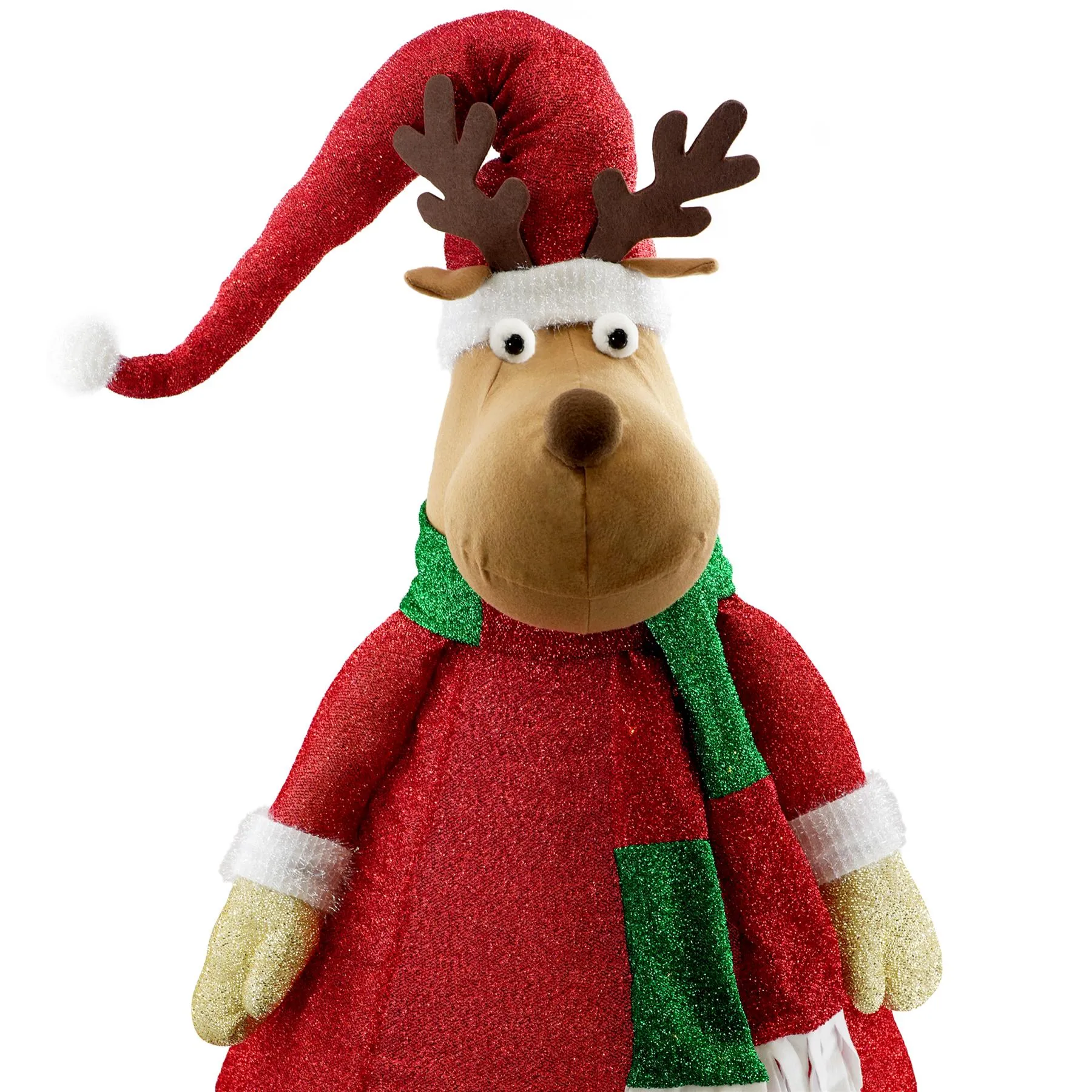 Collapsible Raindeer Christmas Decoration with LED lights