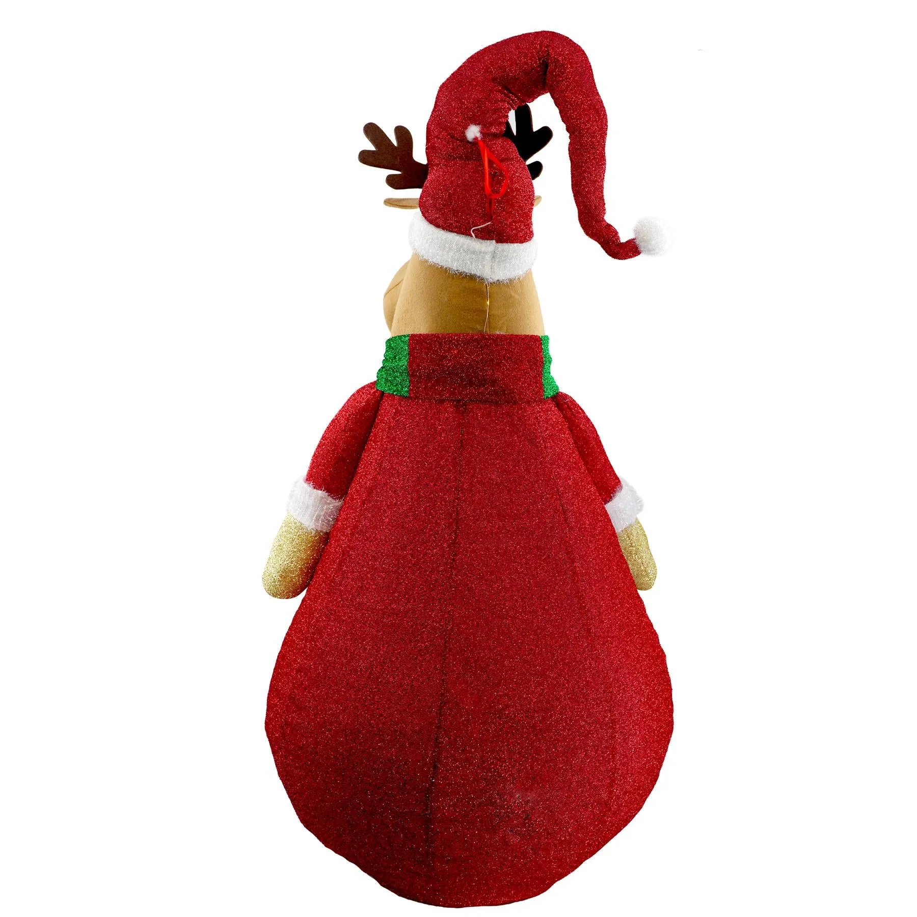 Collapsible Raindeer Christmas Decoration with LED lights