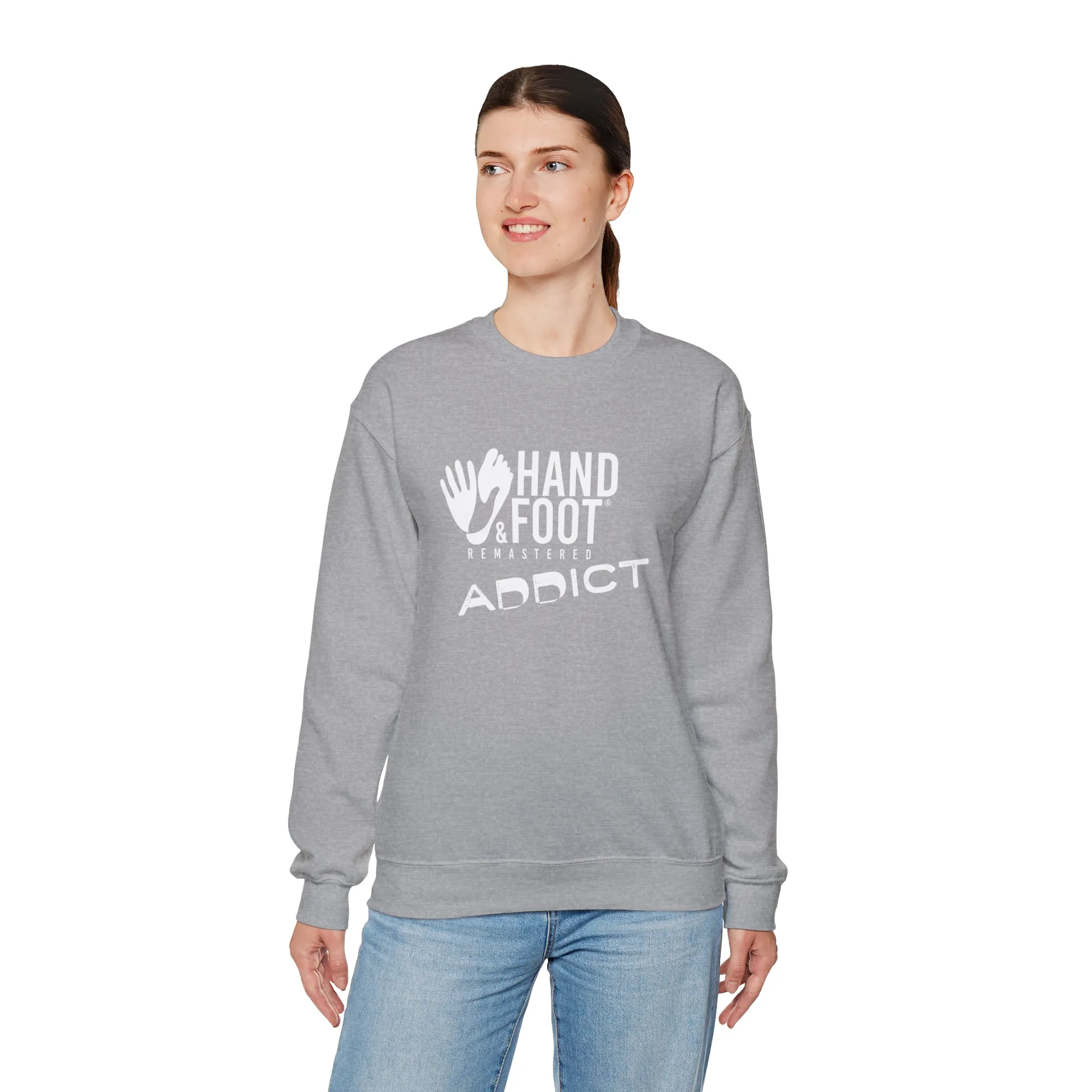 Hand & Foot Addict Unisex Heavy Blend™ Crewneck Sweatshirt