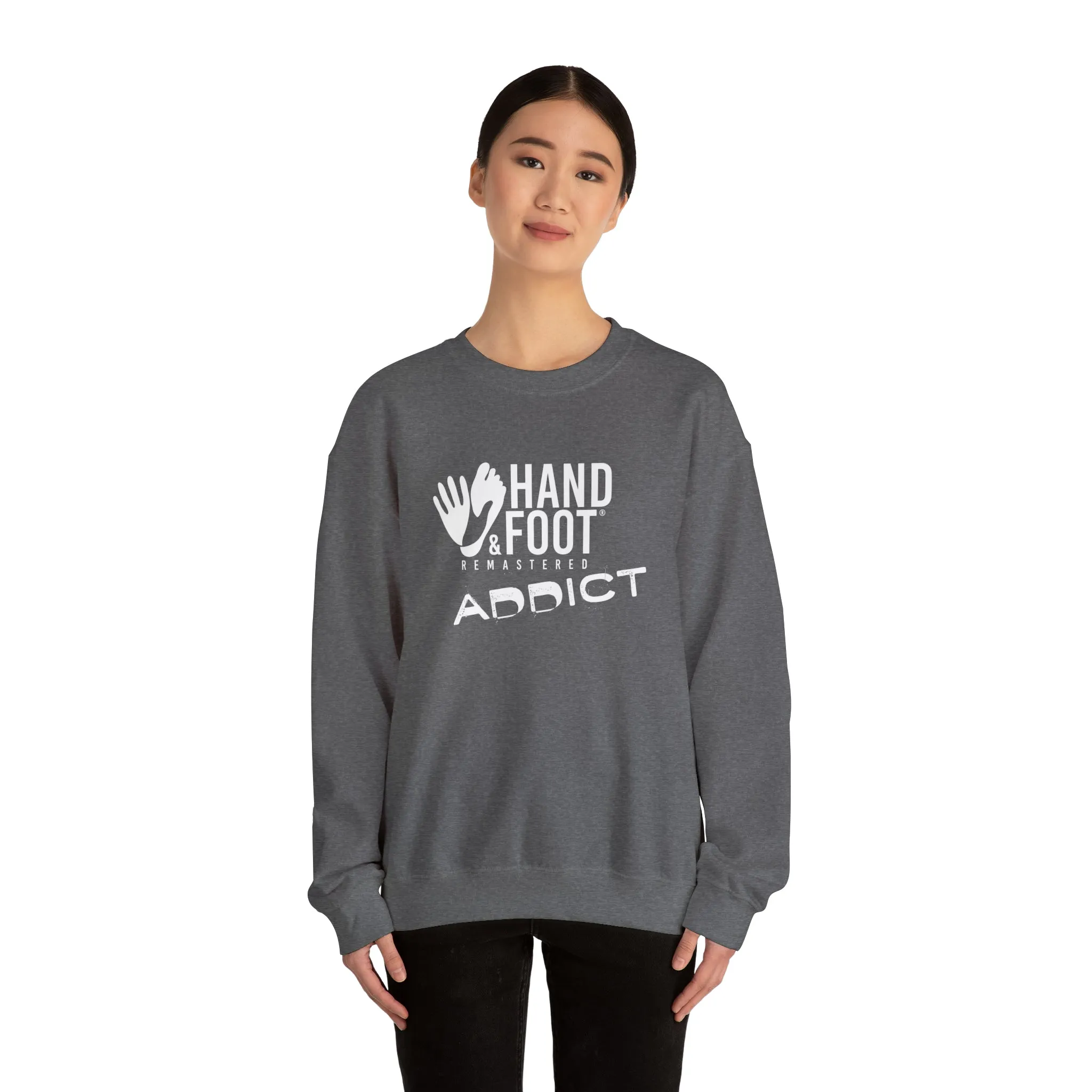 Hand & Foot Addict Unisex Heavy Blend™ Crewneck Sweatshirt