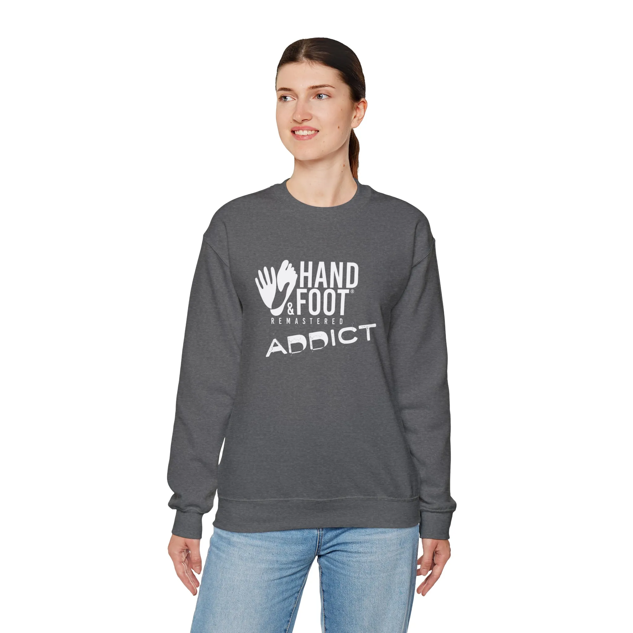 Hand & Foot Addict Unisex Heavy Blend™ Crewneck Sweatshirt