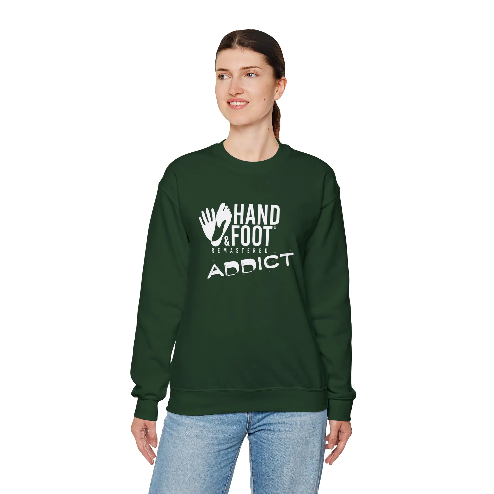 Hand & Foot Addict Unisex Heavy Blend™ Crewneck Sweatshirt