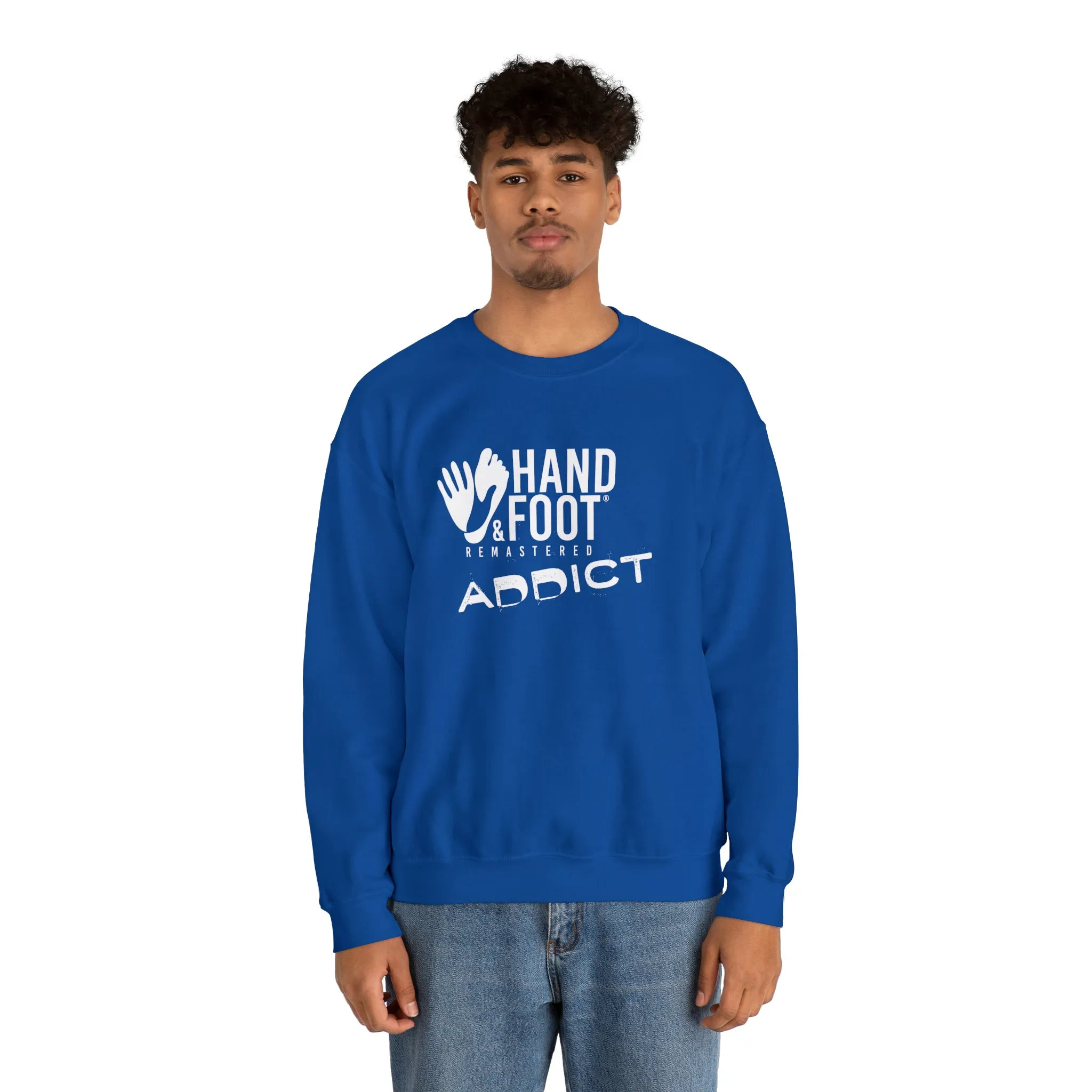 Hand & Foot Addict Unisex Heavy Blend™ Crewneck Sweatshirt