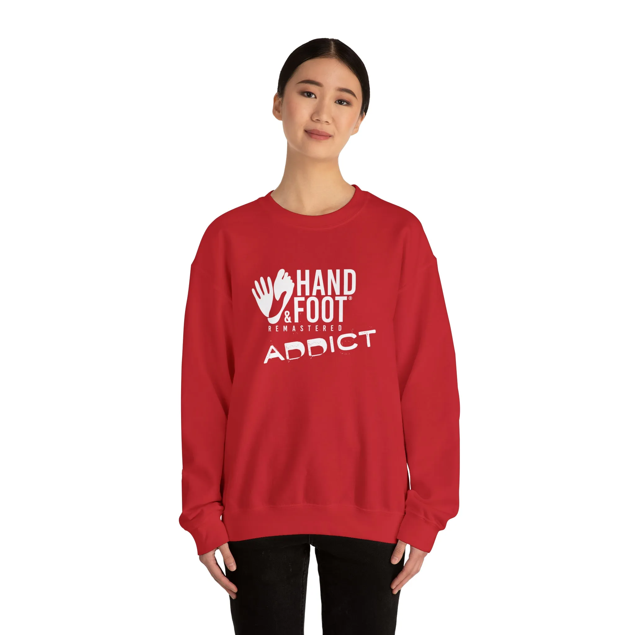 Hand & Foot Addict Unisex Heavy Blend™ Crewneck Sweatshirt