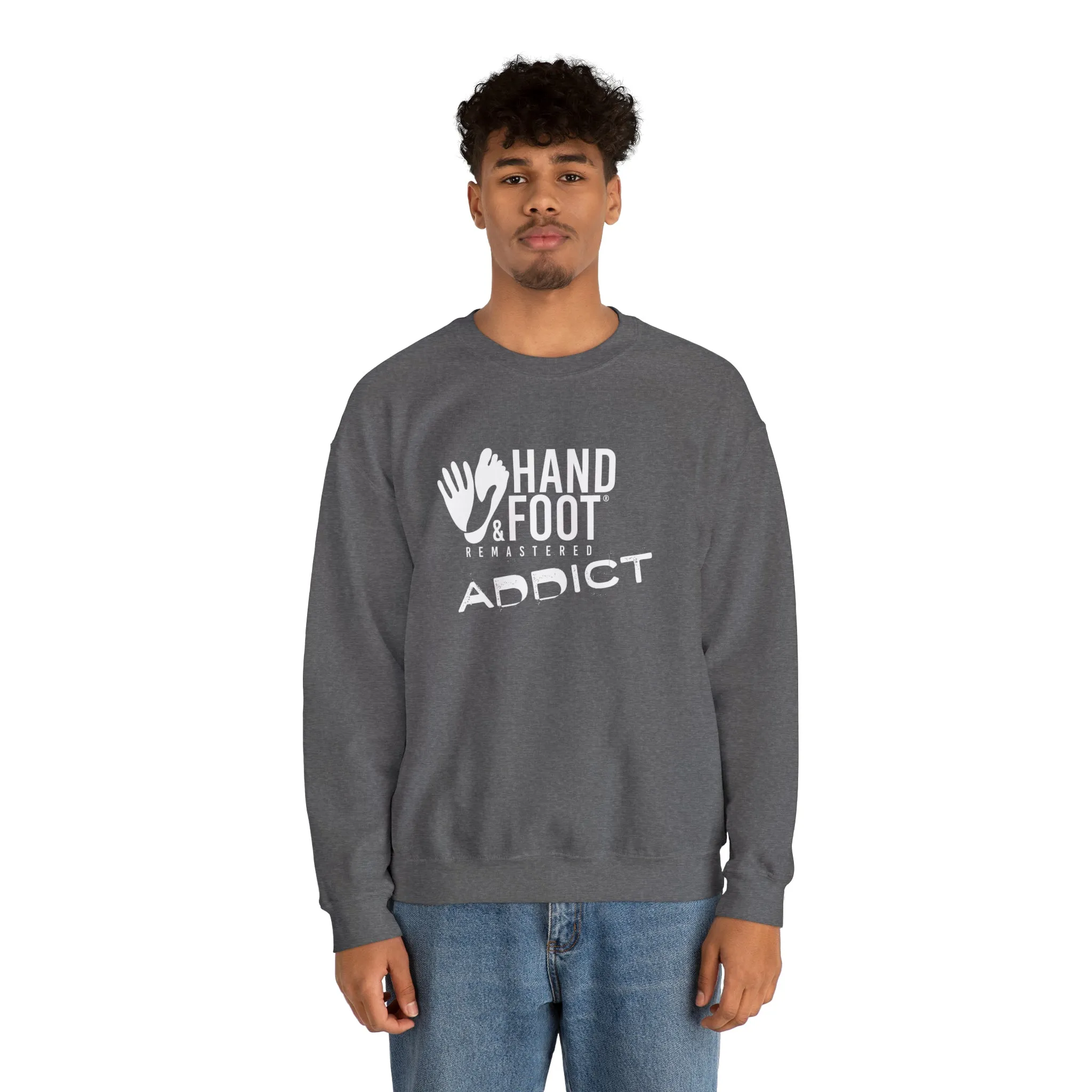 Hand & Foot Addict Unisex Heavy Blend™ Crewneck Sweatshirt