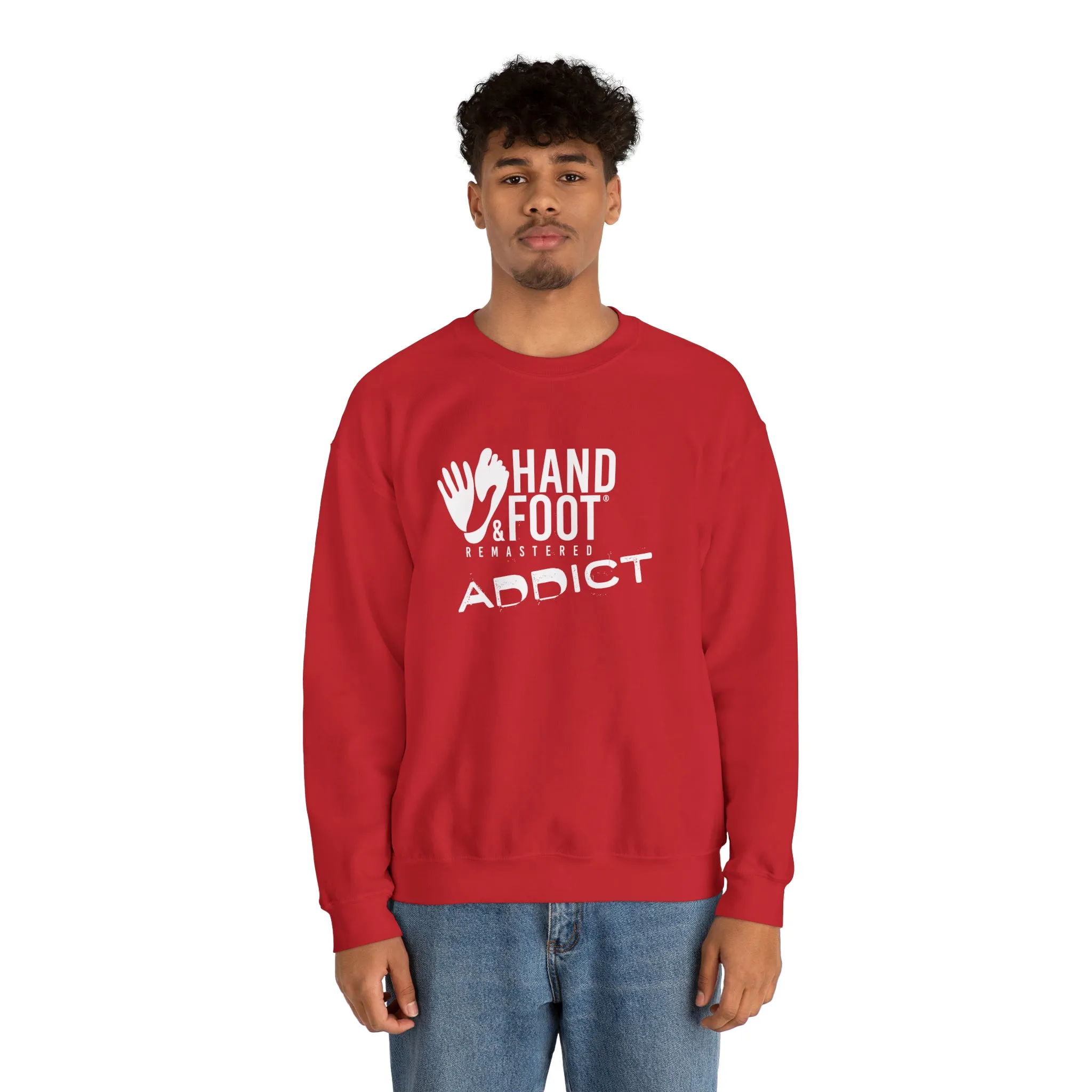 Hand & Foot Addict Unisex Heavy Blend™ Crewneck Sweatshirt