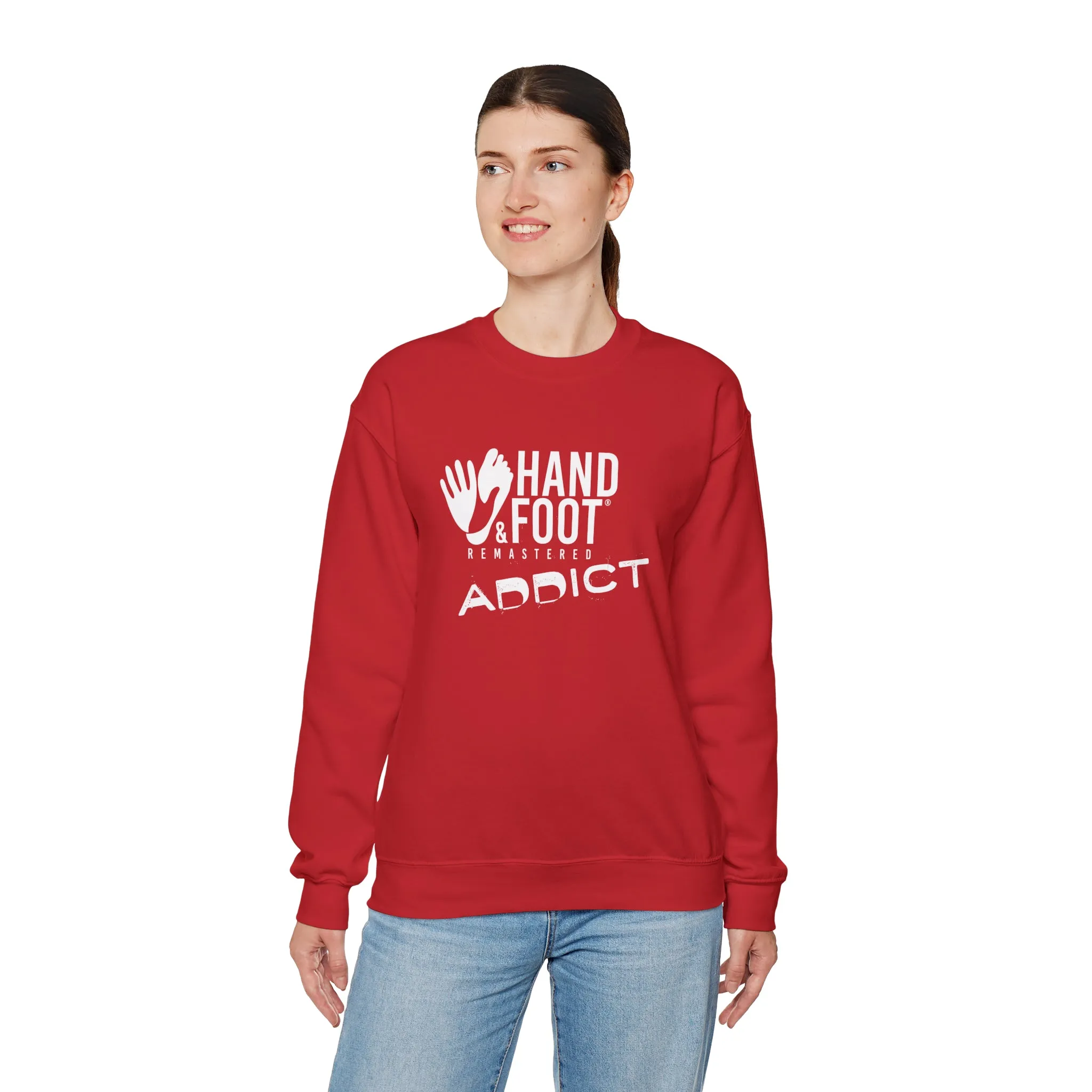 Hand & Foot Addict Unisex Heavy Blend™ Crewneck Sweatshirt