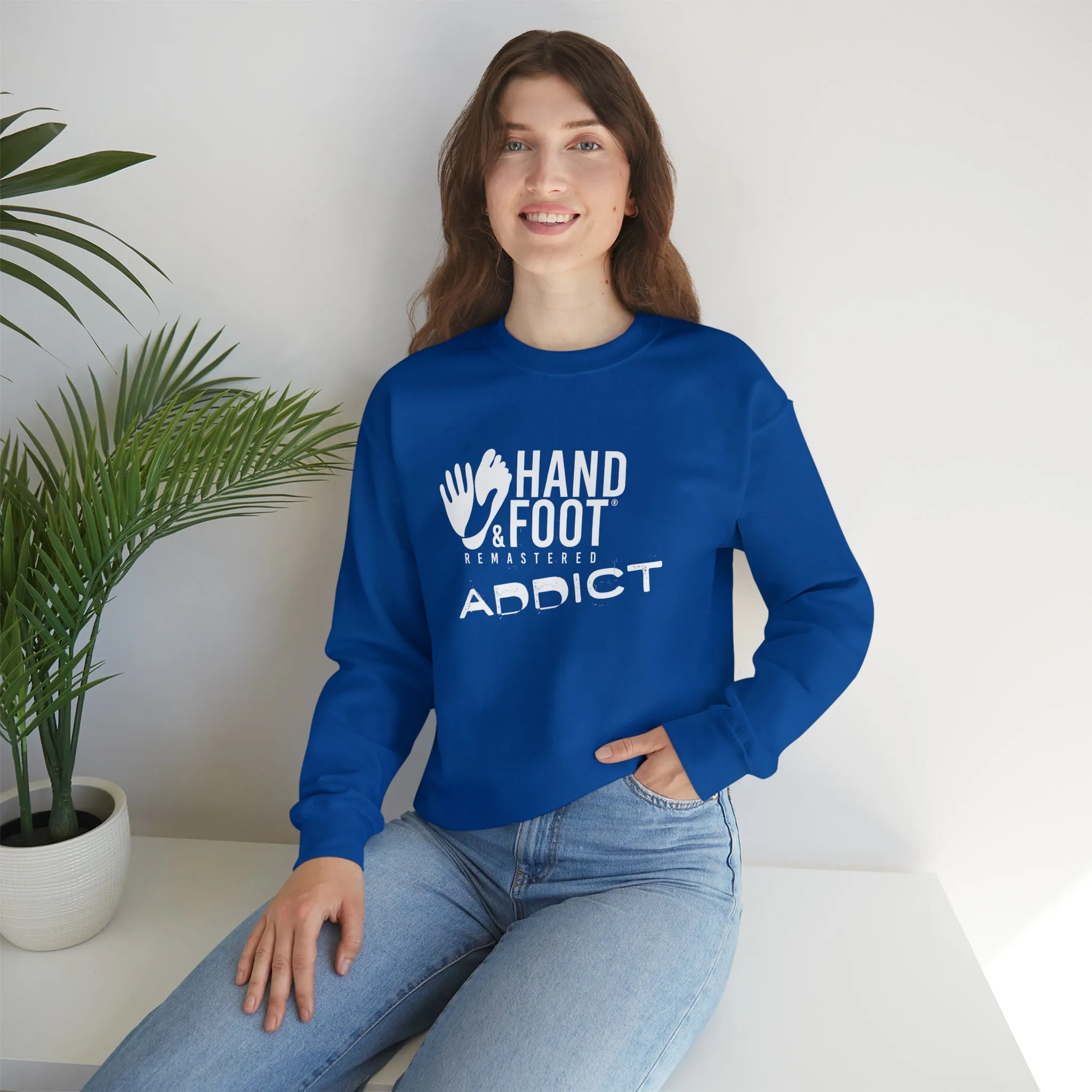 Hand & Foot Addict Unisex Heavy Blend™ Crewneck Sweatshirt