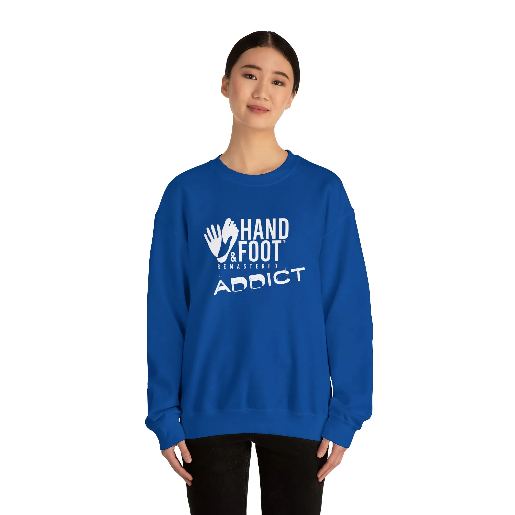 Hand & Foot Addict Unisex Heavy Blend™ Crewneck Sweatshirt