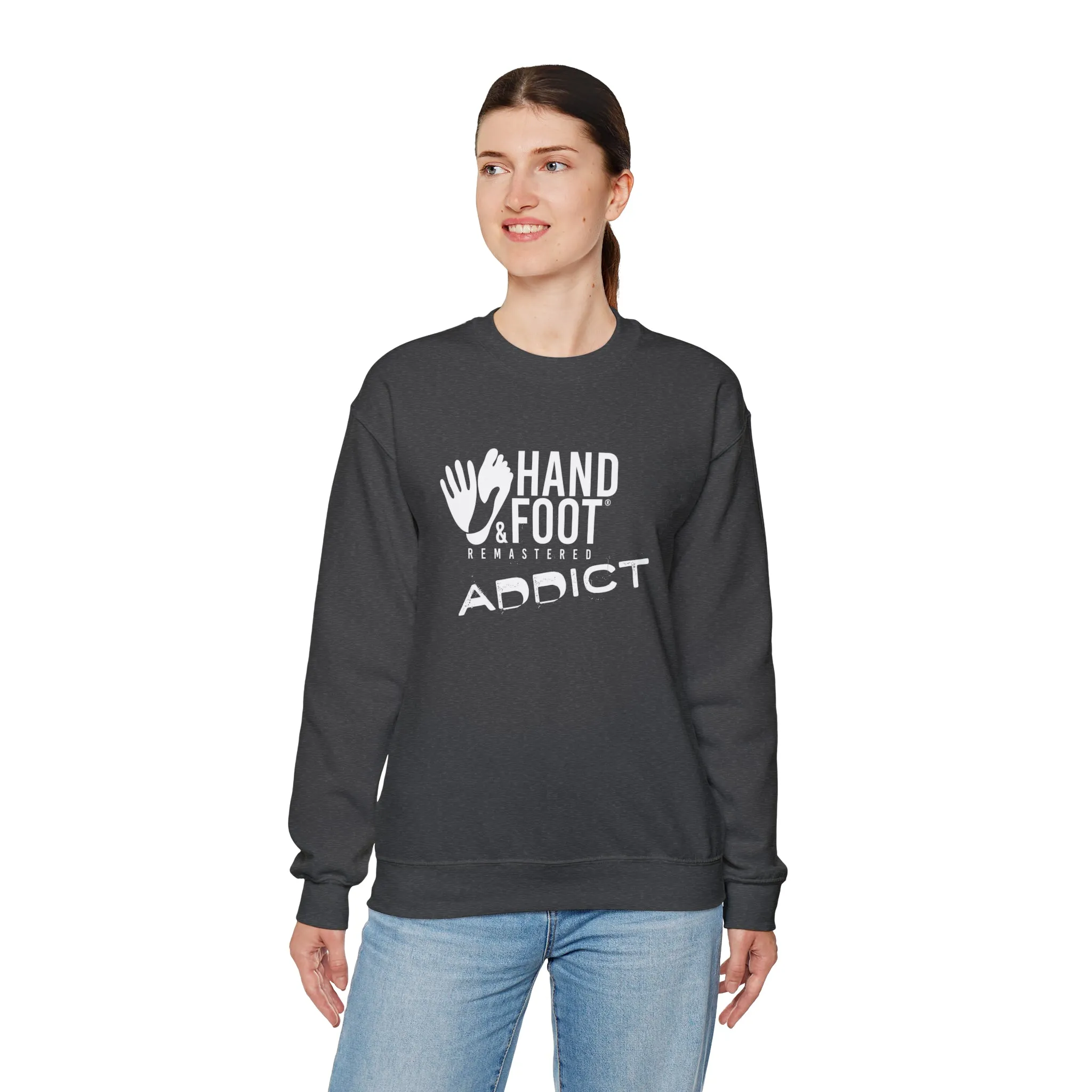 Hand & Foot Addict Unisex Heavy Blend™ Crewneck Sweatshirt