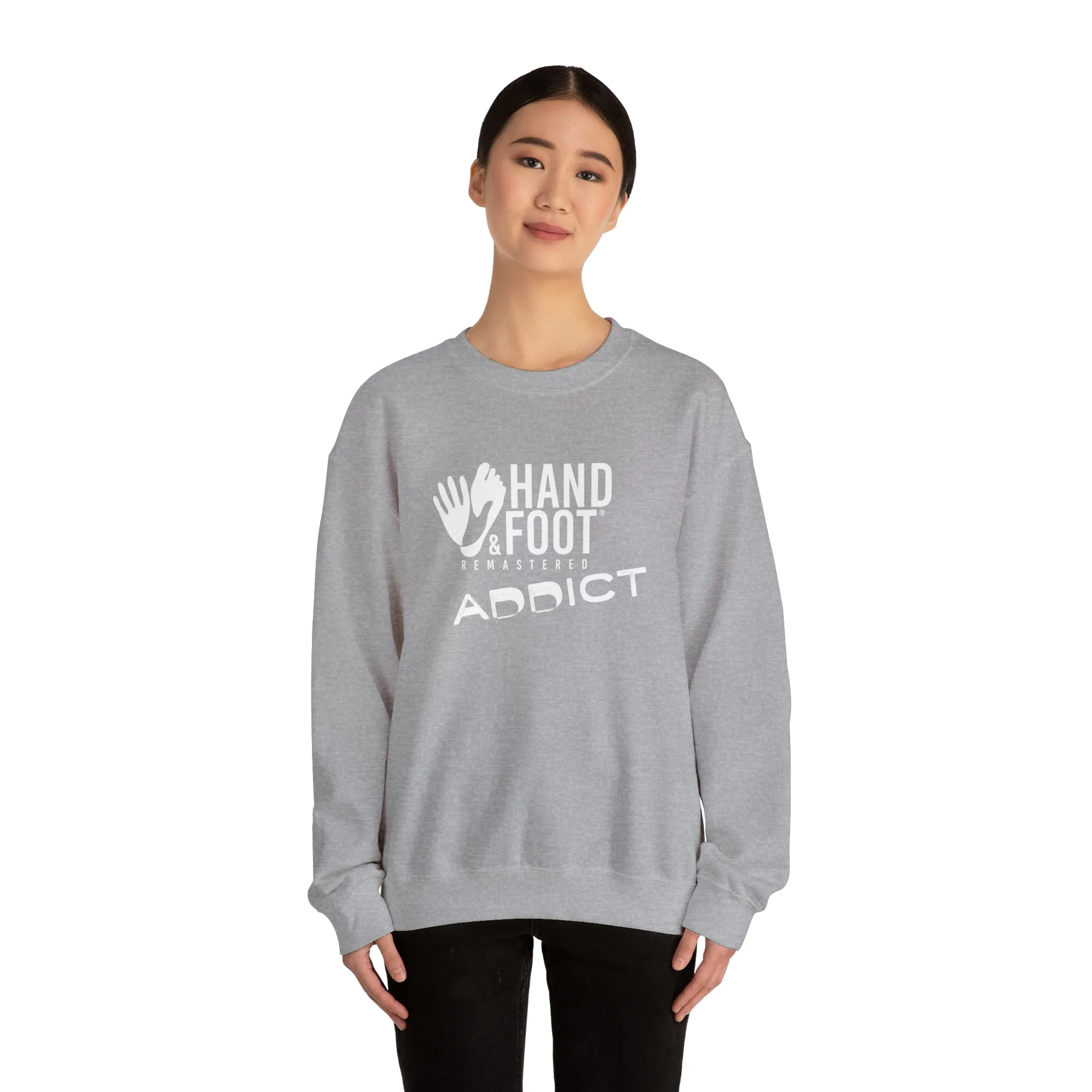 Hand & Foot Addict Unisex Heavy Blend™ Crewneck Sweatshirt