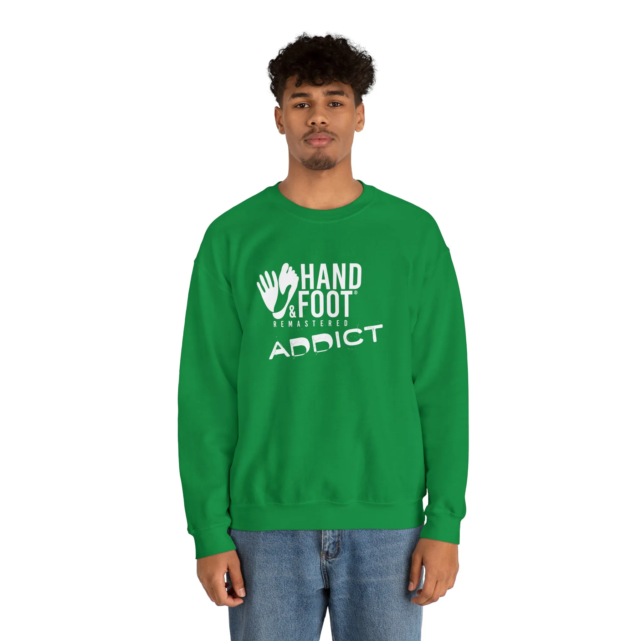 Hand & Foot Addict Unisex Heavy Blend™ Crewneck Sweatshirt