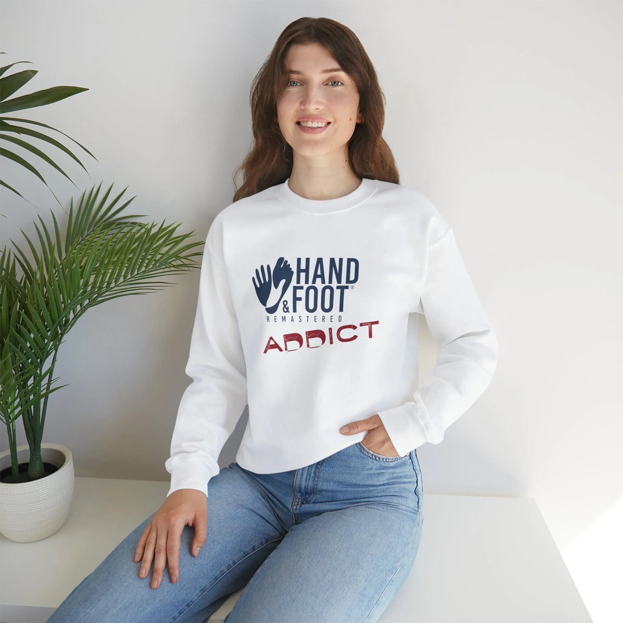 Hand & Foot Addict Unisex Heavy Blend™ Crewneck Sweatshirt