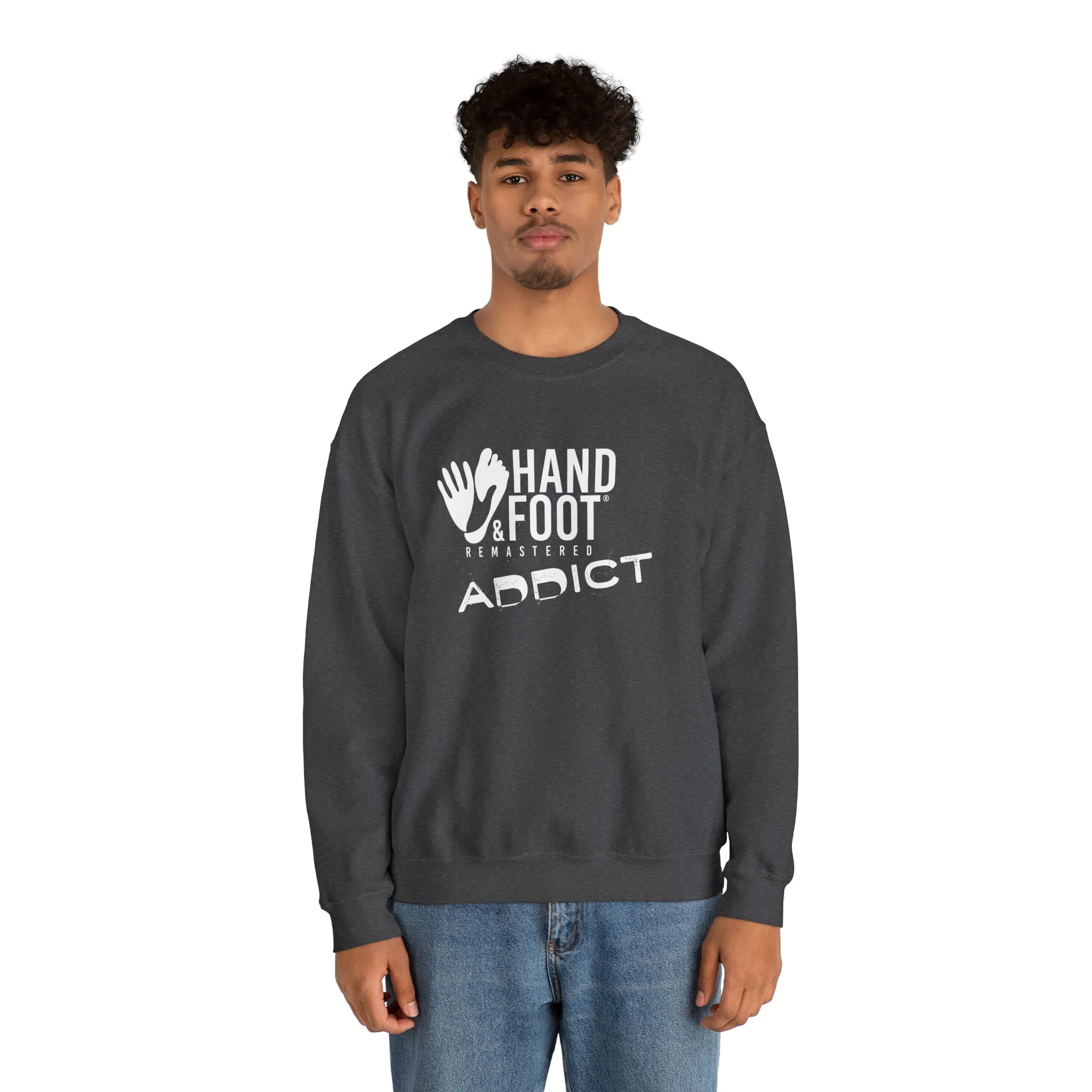 Hand & Foot Addict Unisex Heavy Blend™ Crewneck Sweatshirt