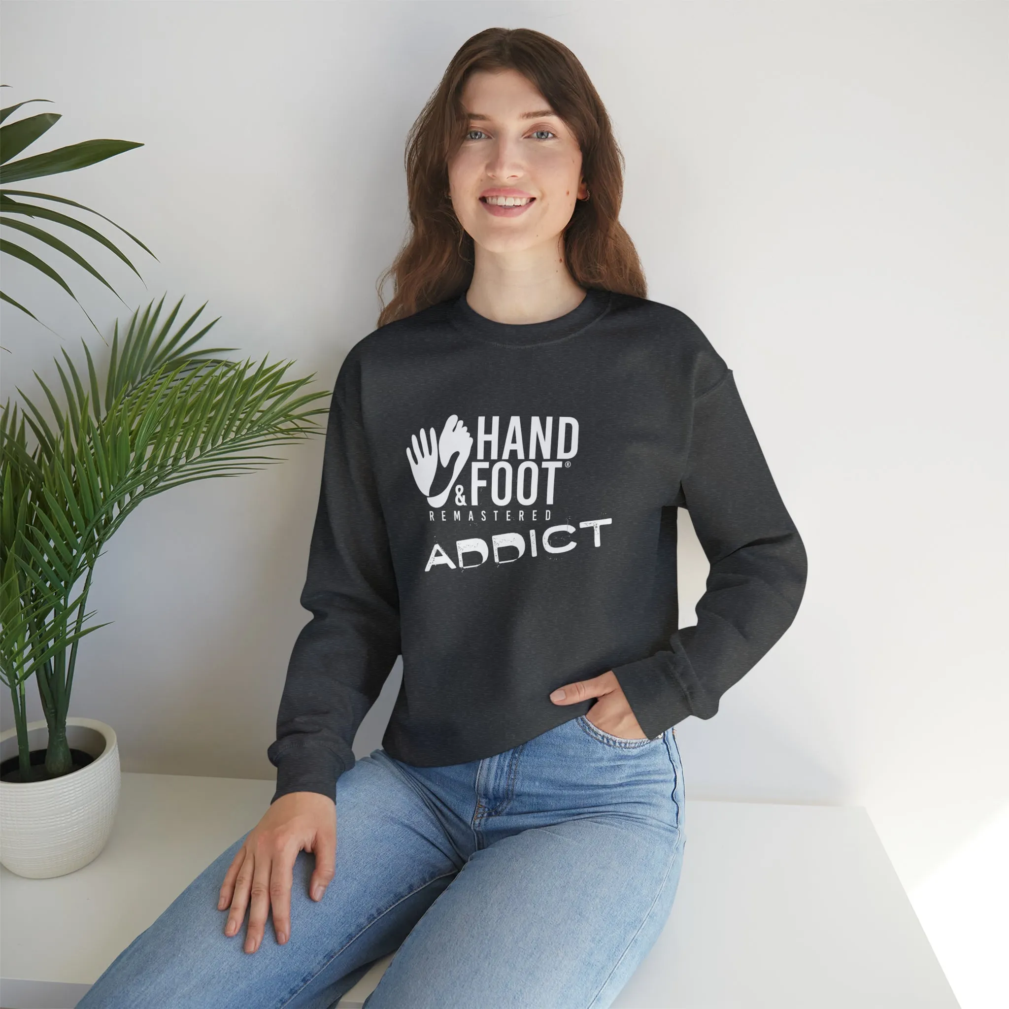 Hand & Foot Addict Unisex Heavy Blend™ Crewneck Sweatshirt