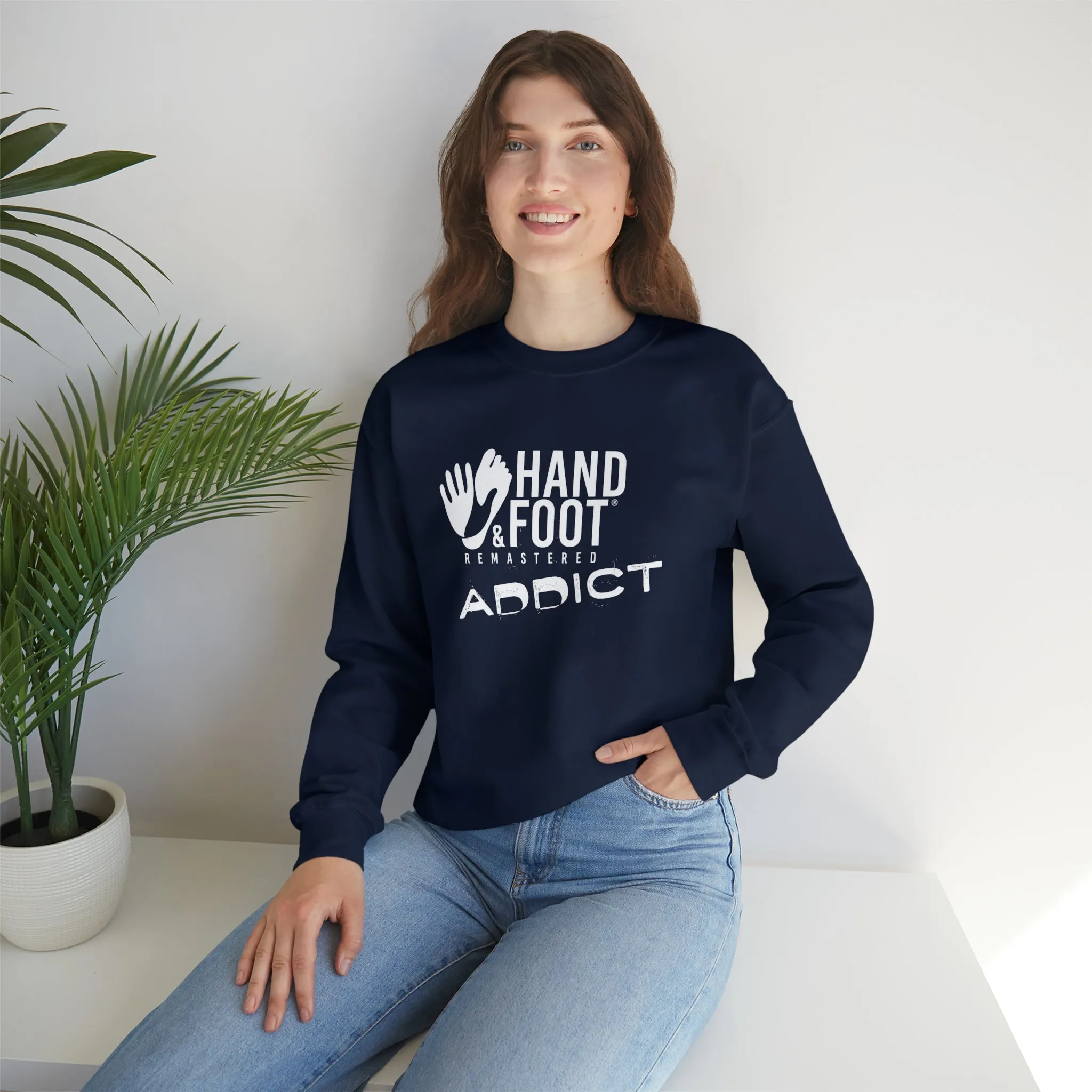 Hand & Foot Addict Unisex Heavy Blend™ Crewneck Sweatshirt