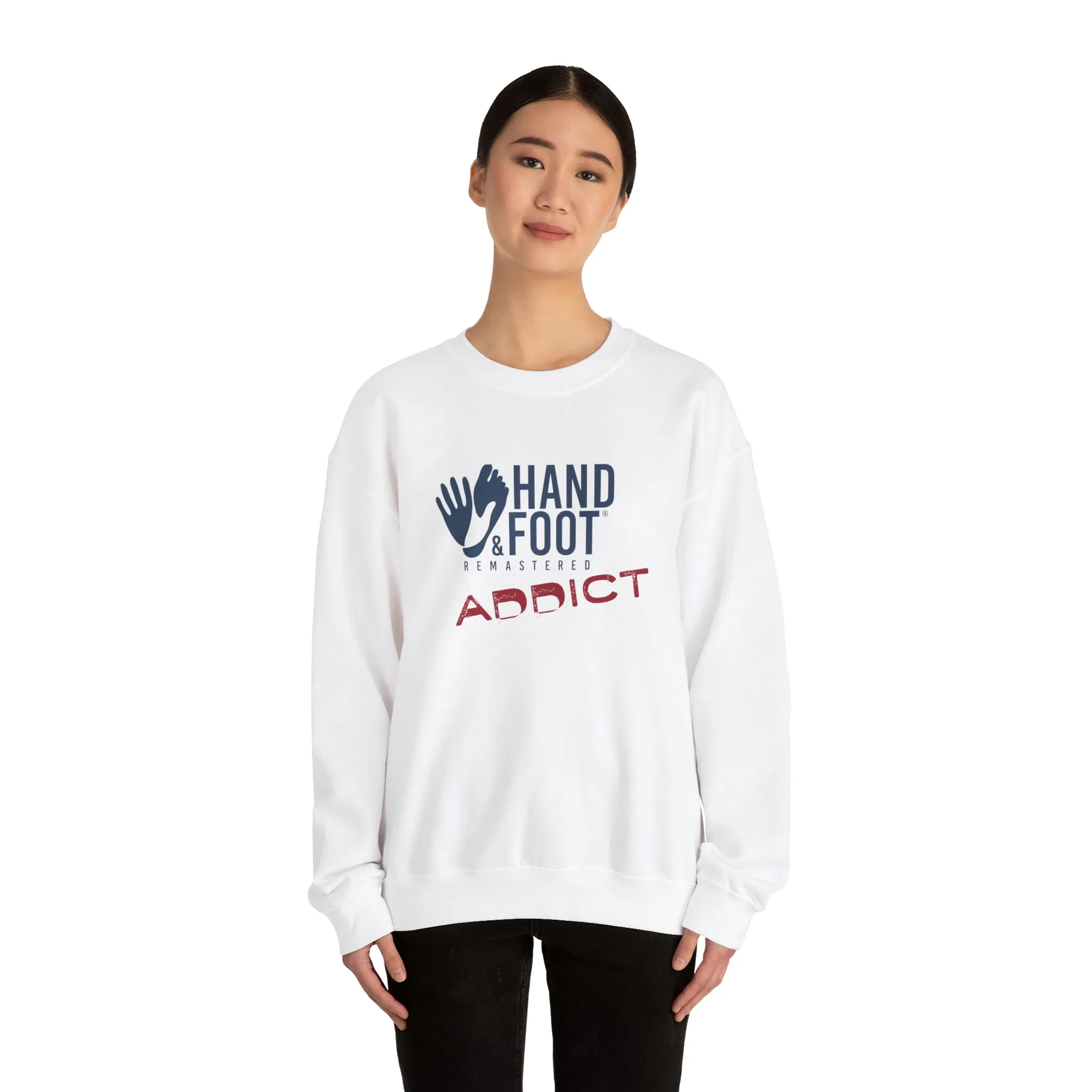 Hand & Foot Addict Unisex Heavy Blend™ Crewneck Sweatshirt