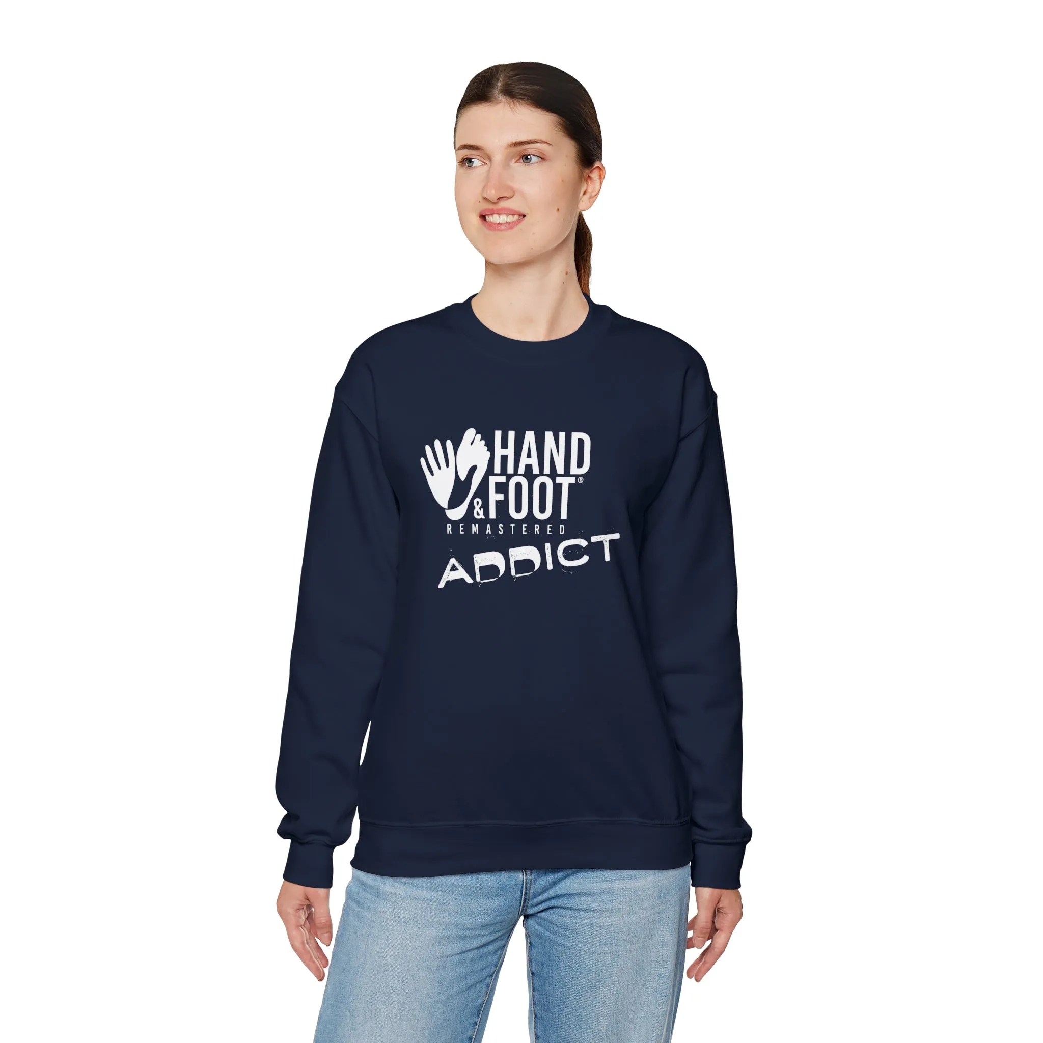 Hand & Foot Addict Unisex Heavy Blend™ Crewneck Sweatshirt