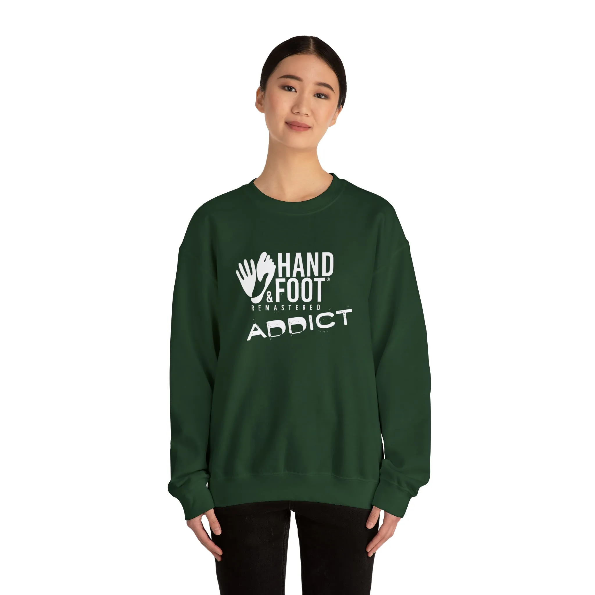 Hand & Foot Addict Unisex Heavy Blend™ Crewneck Sweatshirt