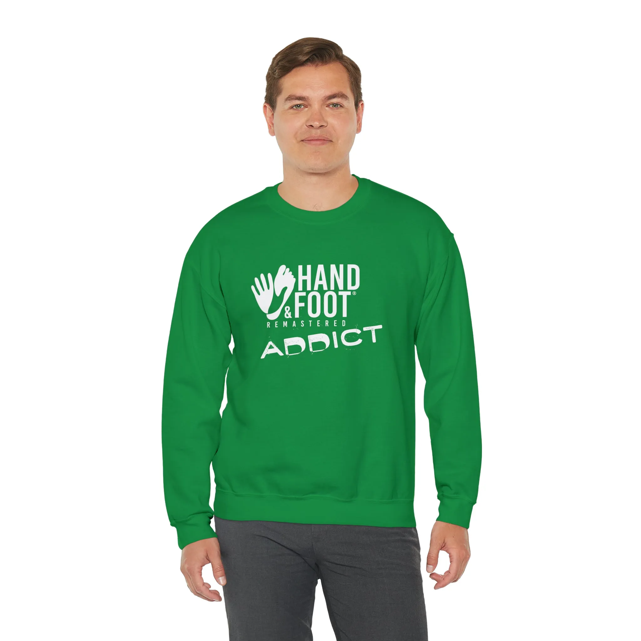 Hand & Foot Addict Unisex Heavy Blend™ Crewneck Sweatshirt