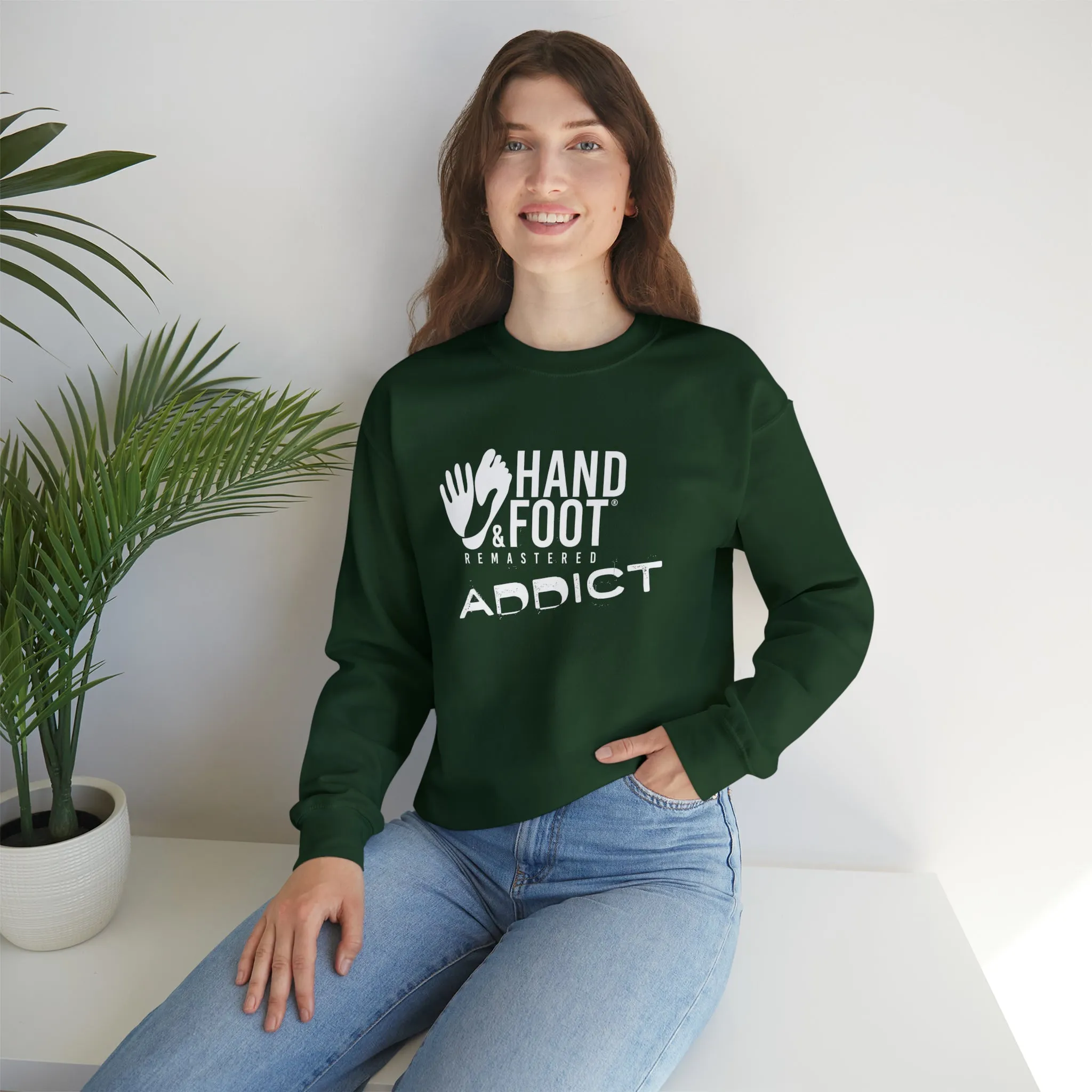 Hand & Foot Addict Unisex Heavy Blend™ Crewneck Sweatshirt