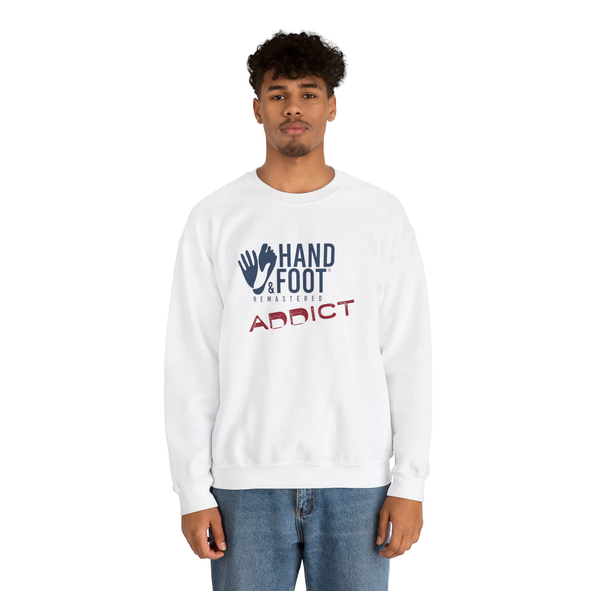 Hand & Foot Addict Unisex Heavy Blend™ Crewneck Sweatshirt