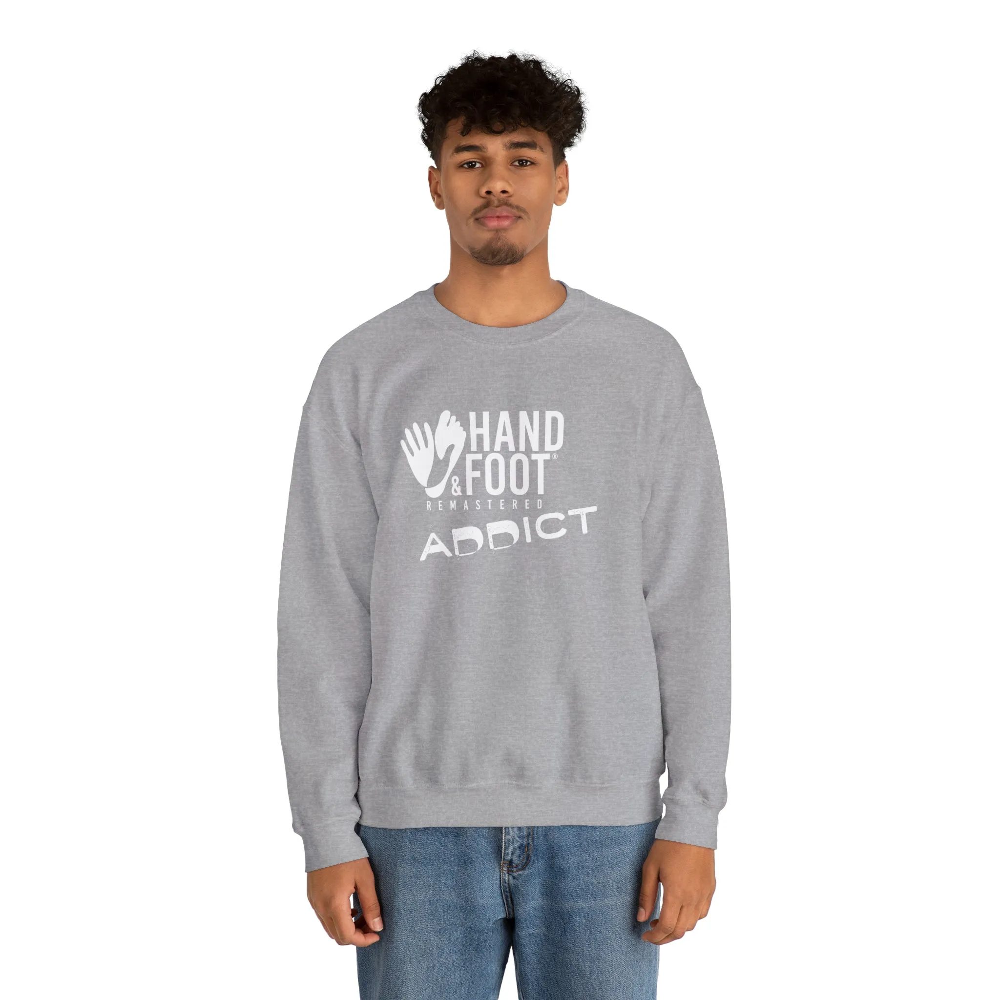 Hand & Foot Addict Unisex Heavy Blend™ Crewneck Sweatshirt