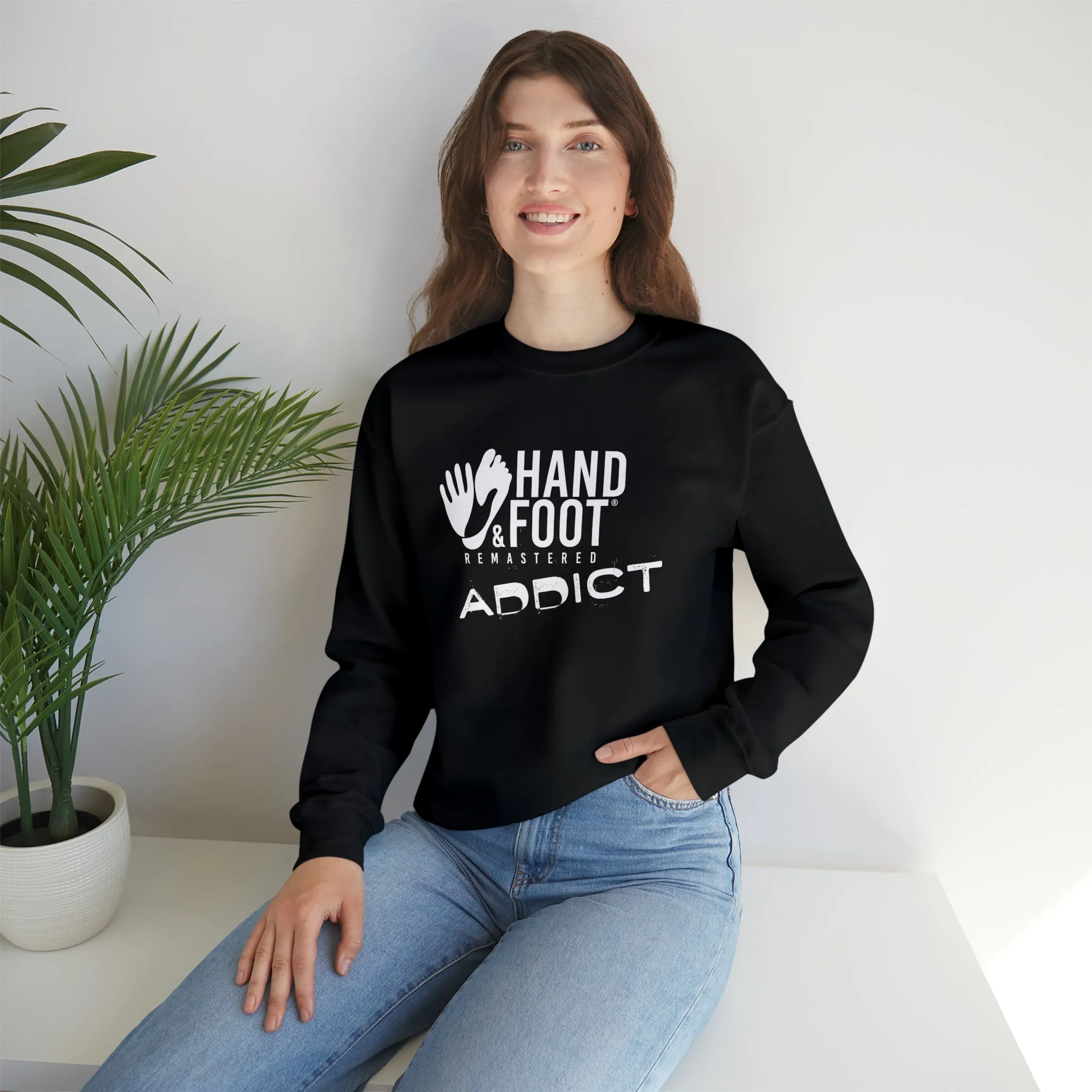 Hand & Foot Addict Unisex Heavy Blend™ Crewneck Sweatshirt