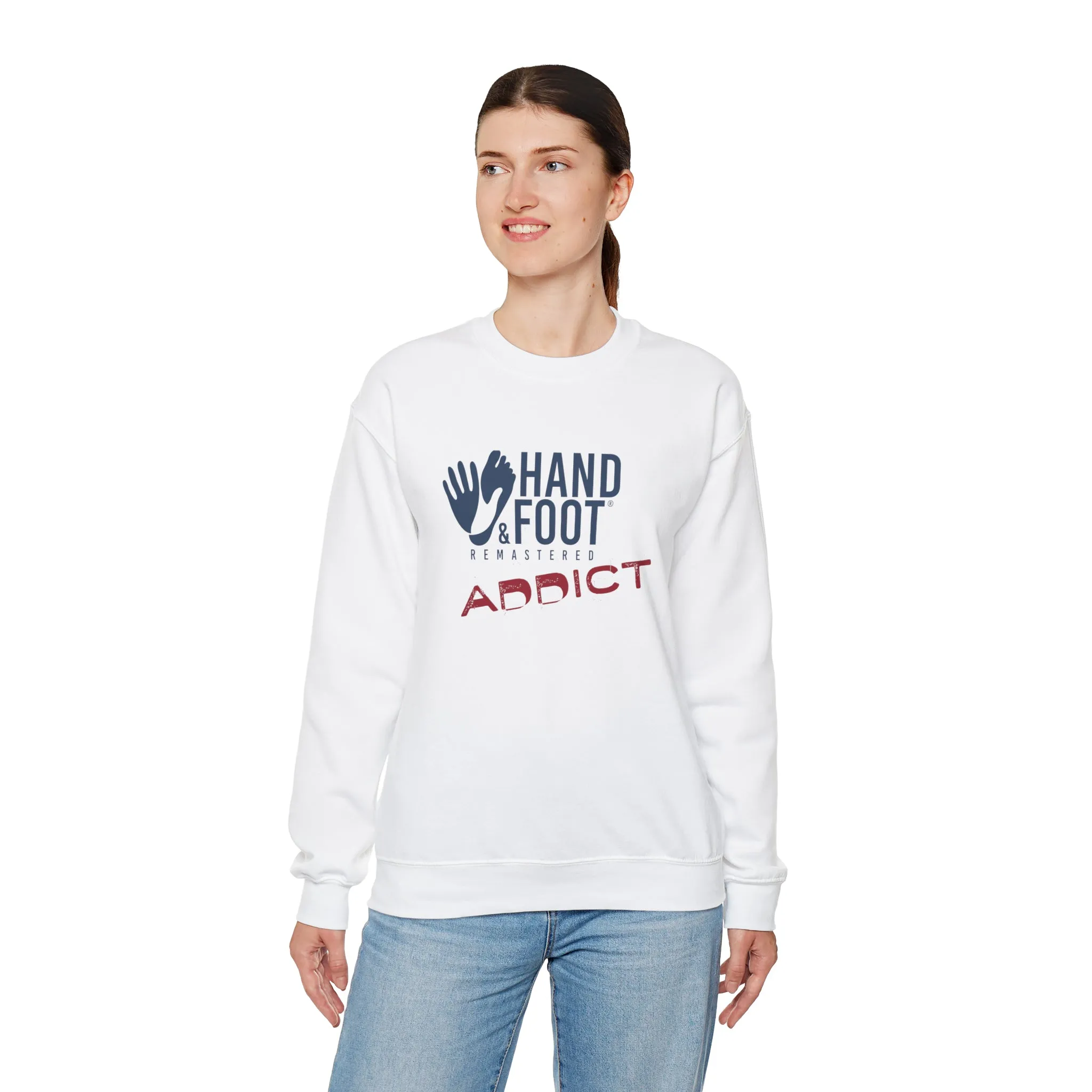 Hand & Foot Addict Unisex Heavy Blend™ Crewneck Sweatshirt