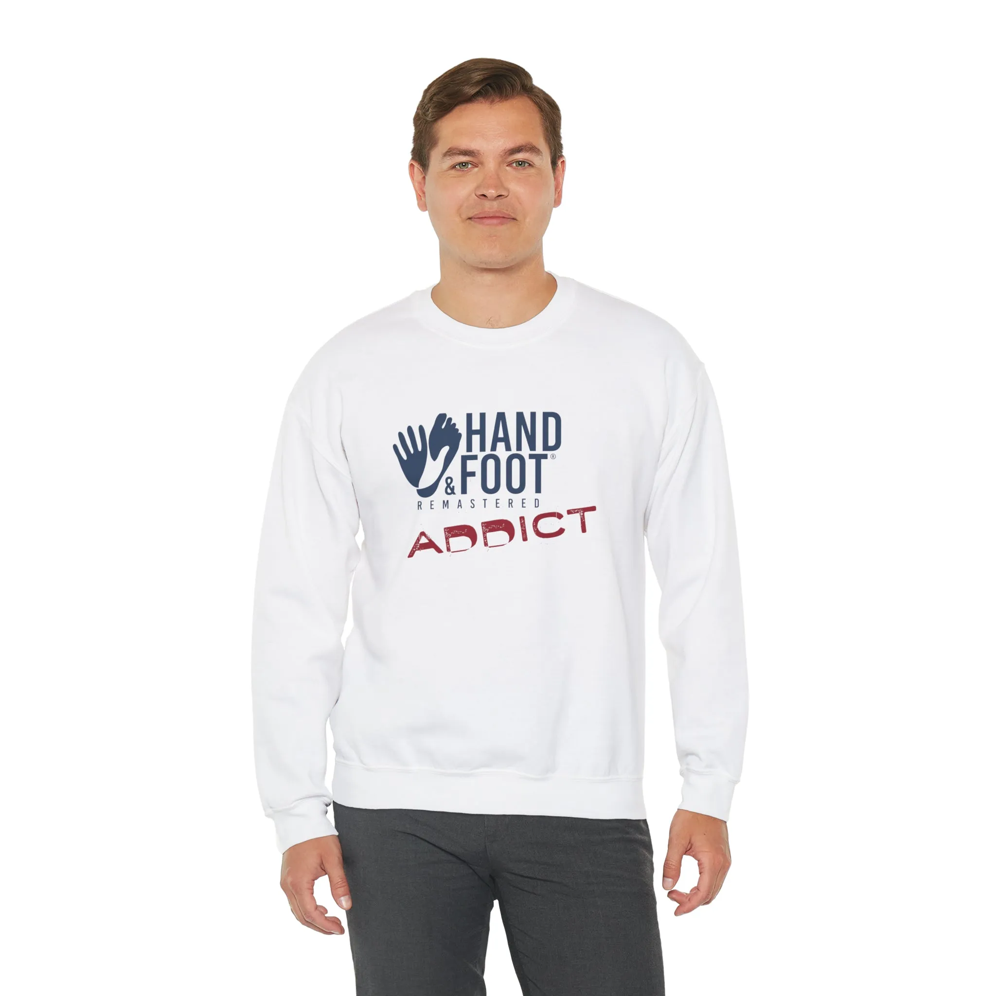 Hand & Foot Addict Unisex Heavy Blend™ Crewneck Sweatshirt