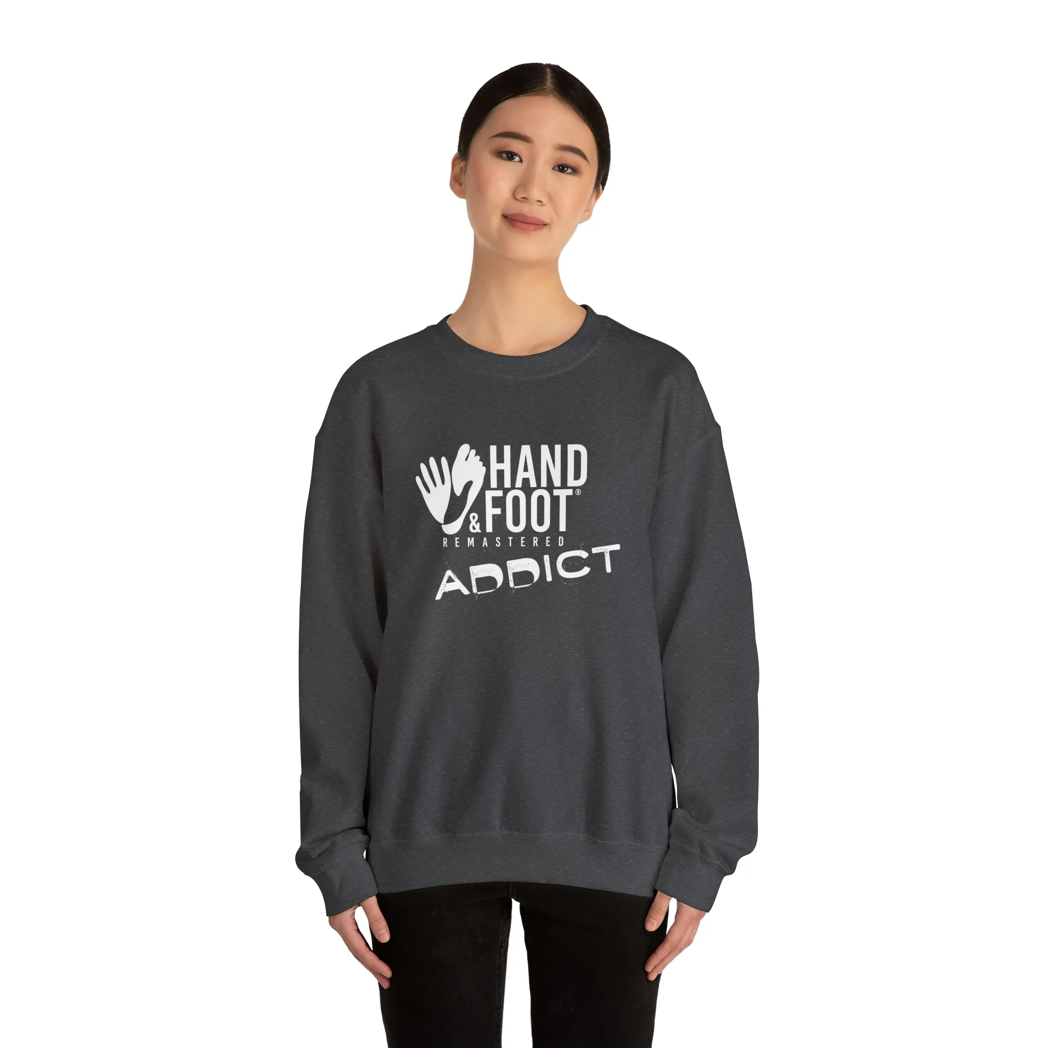 Hand & Foot Addict Unisex Heavy Blend™ Crewneck Sweatshirt