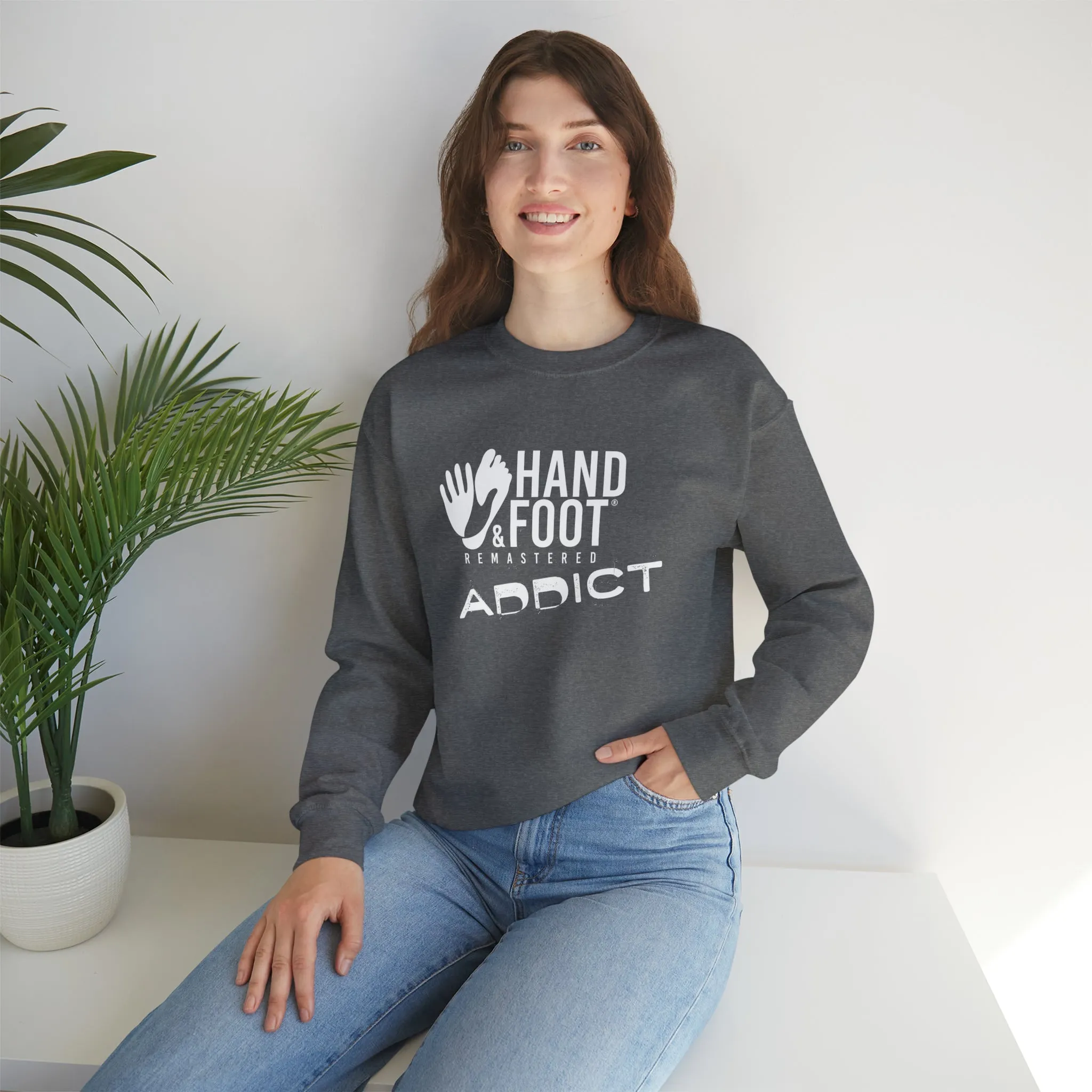 Hand & Foot Addict Unisex Heavy Blend™ Crewneck Sweatshirt