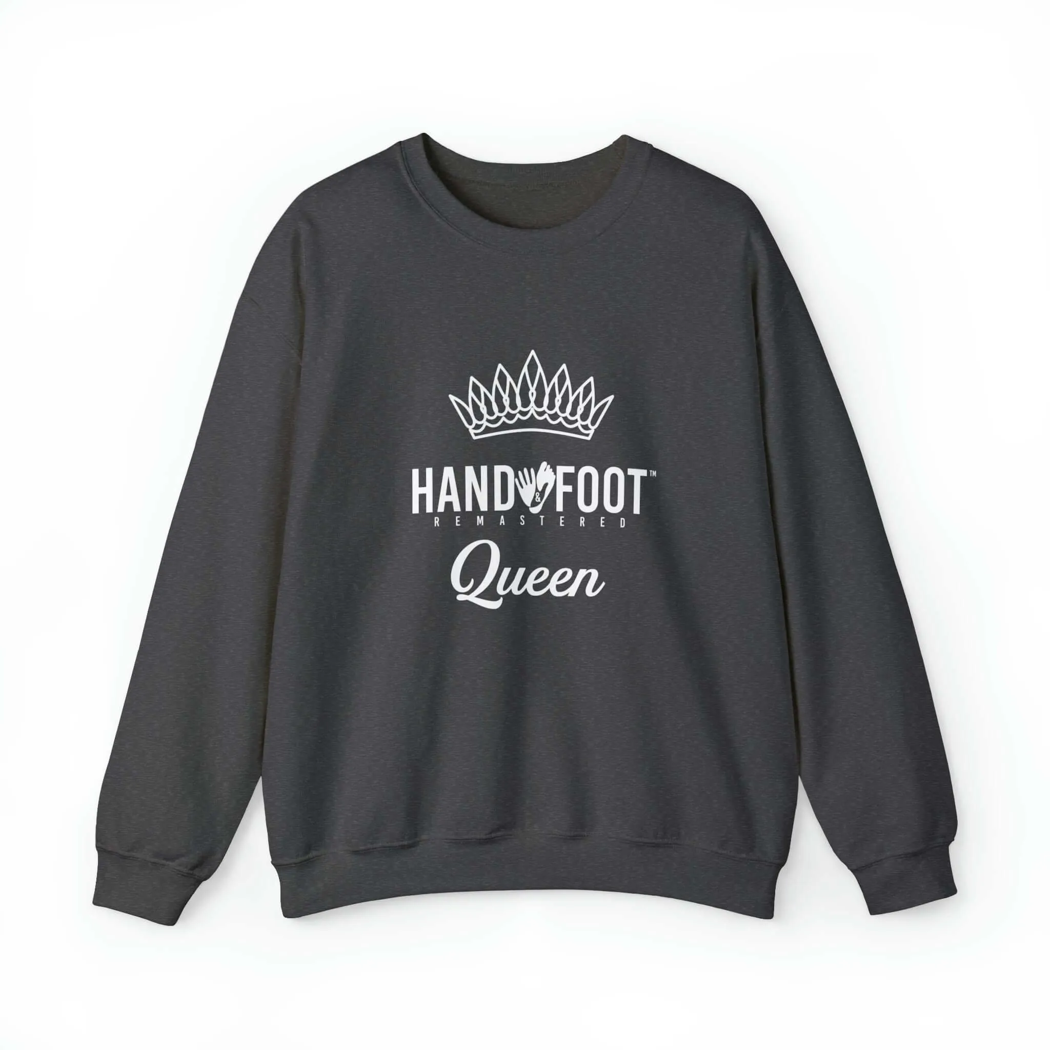 Hand & Foot Queen Unisex Heavy Blend™ Crewneck Sweatshirt