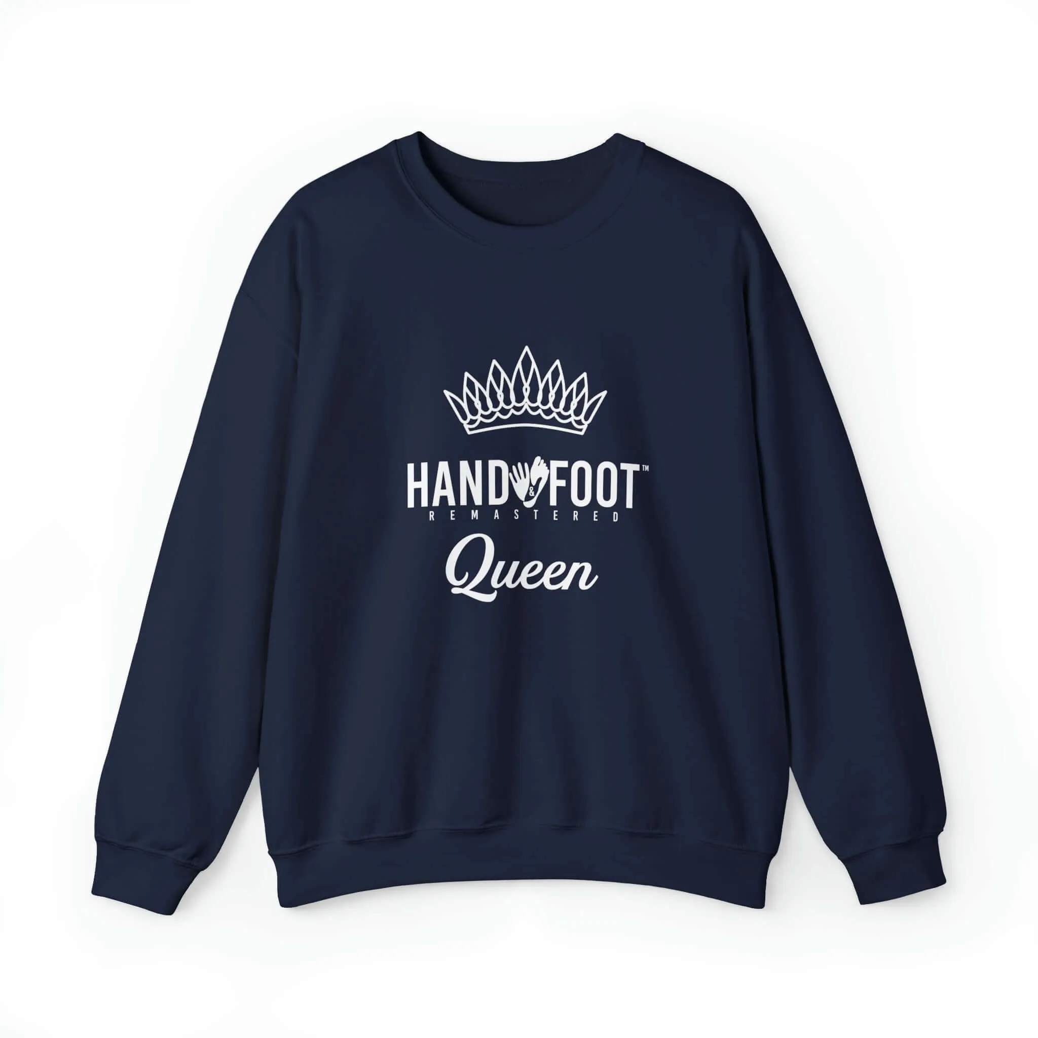 Hand & Foot Queen Unisex Heavy Blend™ Crewneck Sweatshirt