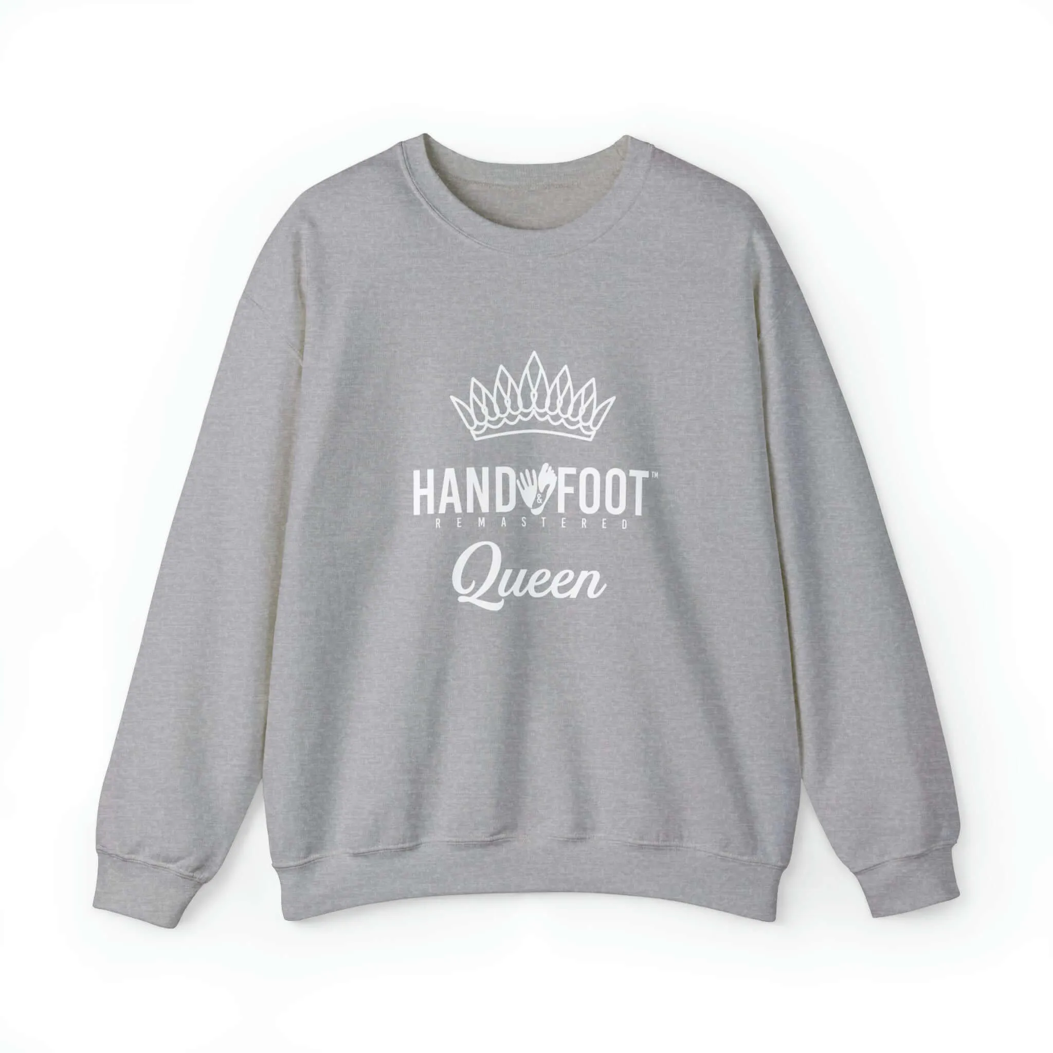 Hand & Foot Queen Unisex Heavy Blend™ Crewneck Sweatshirt