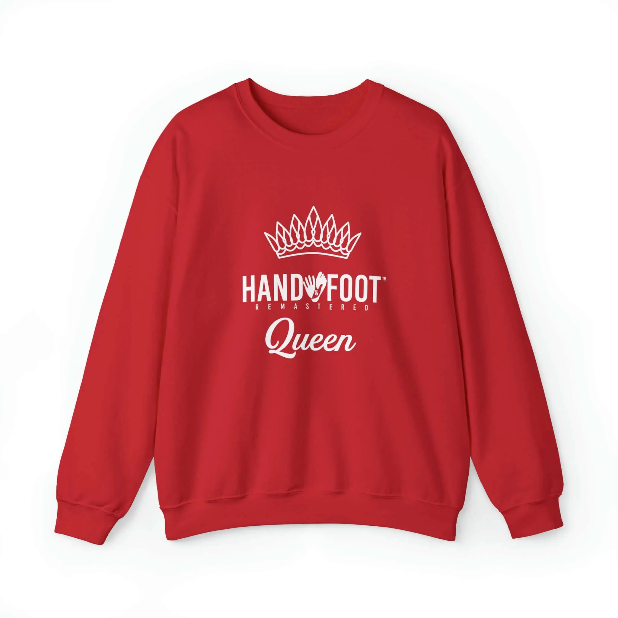 Hand & Foot Queen Unisex Heavy Blend™ Crewneck Sweatshirt