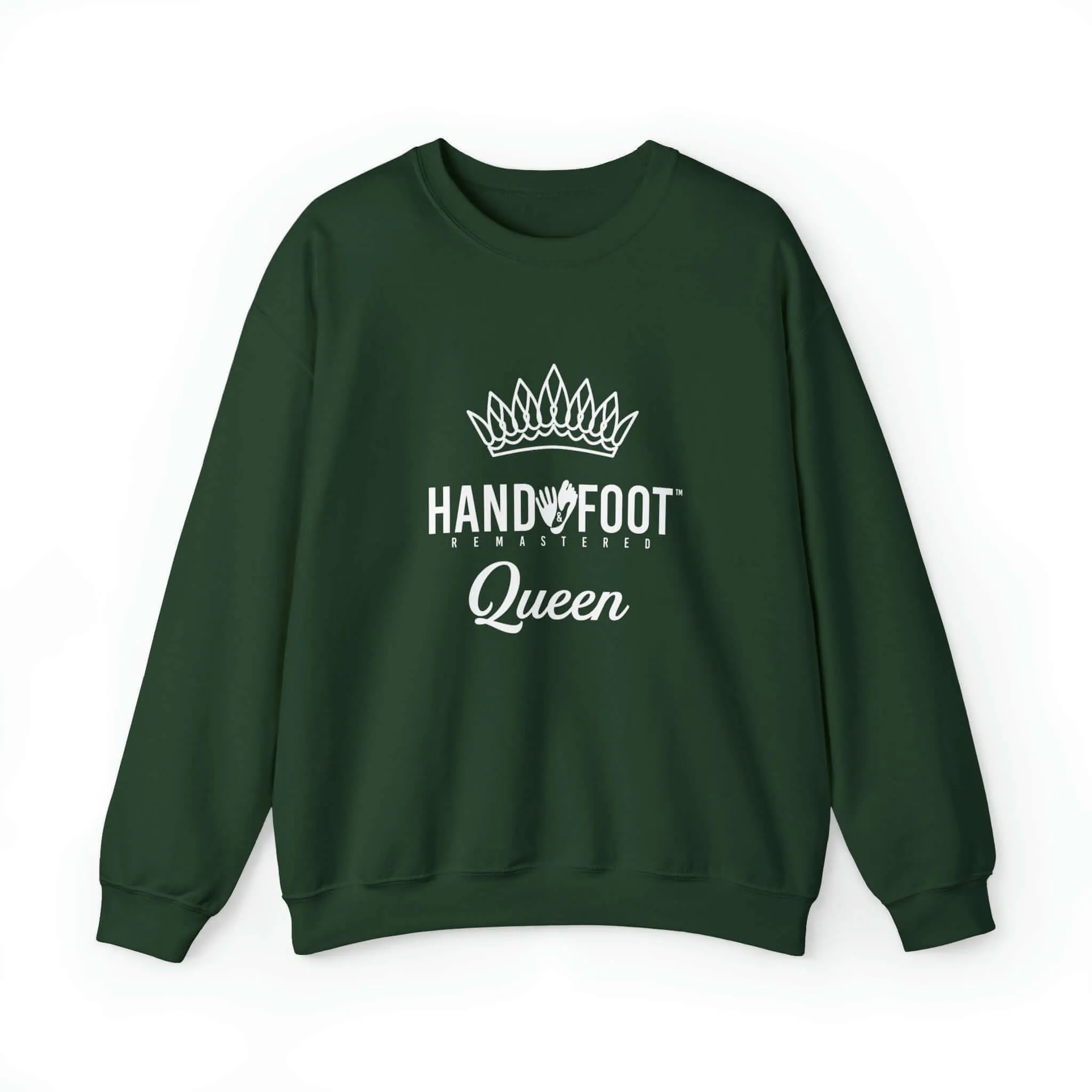 Hand & Foot Queen Unisex Heavy Blend™ Crewneck Sweatshirt