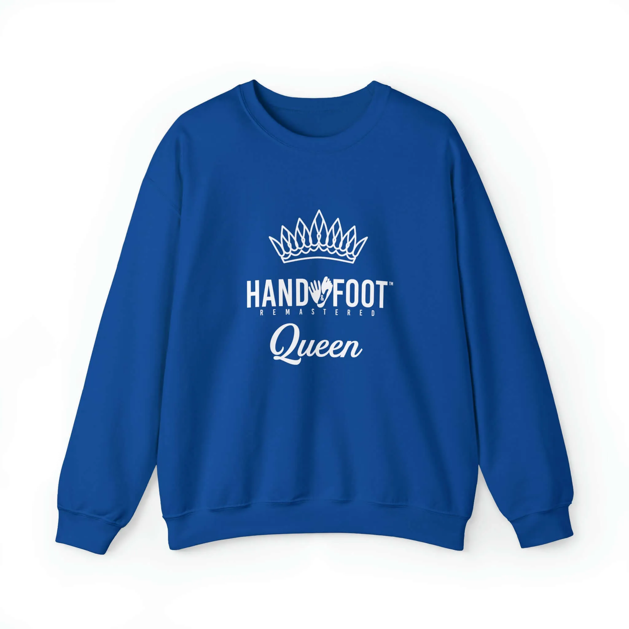 Hand & Foot Queen Unisex Heavy Blend™ Crewneck Sweatshirt