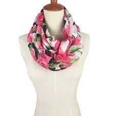 HIGH QUALITY HAND PAINTED TEXTILE FABRIC HALF SARONG OR BEACH SKIRT, SCARF, TABLE RUNNER SIGNED BY THE ARTIST: DETAILED MOTIFS OF BLOOMING HIBISCUS, VANDA ORCHIDS, TROPICAL PLANTS, RICH COLORS 74" x 23" (no SC15)