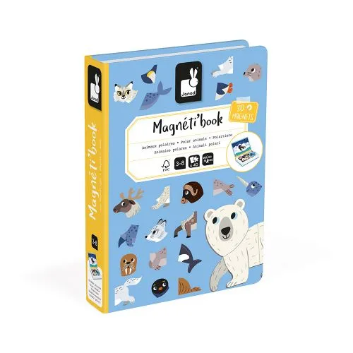 Janod Polar Animals Magneti'Book