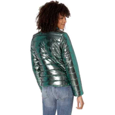 Junior's Hand Stuffed Puffer Jacket Opal Green