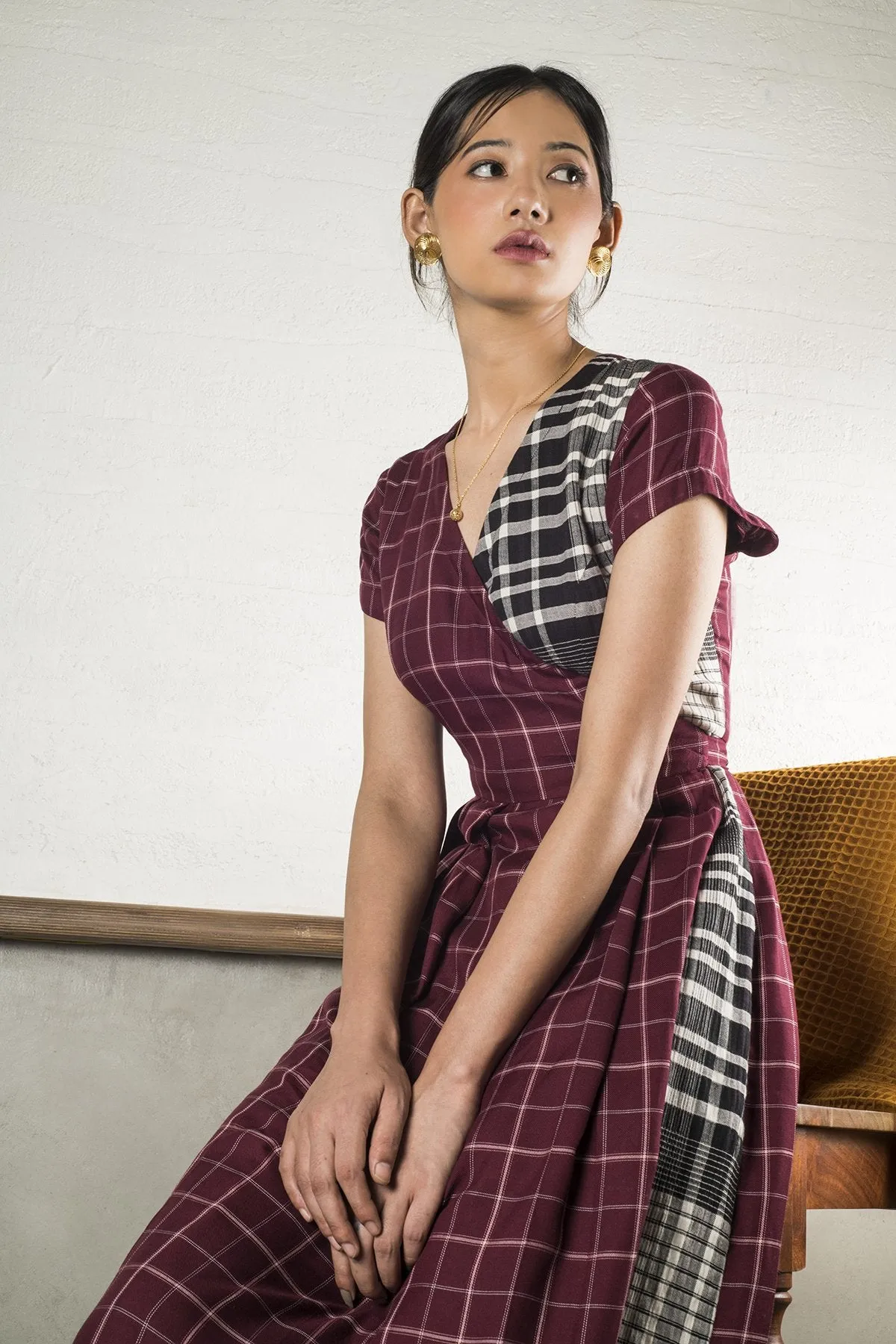 KAHLO CHECKERED DRESS
