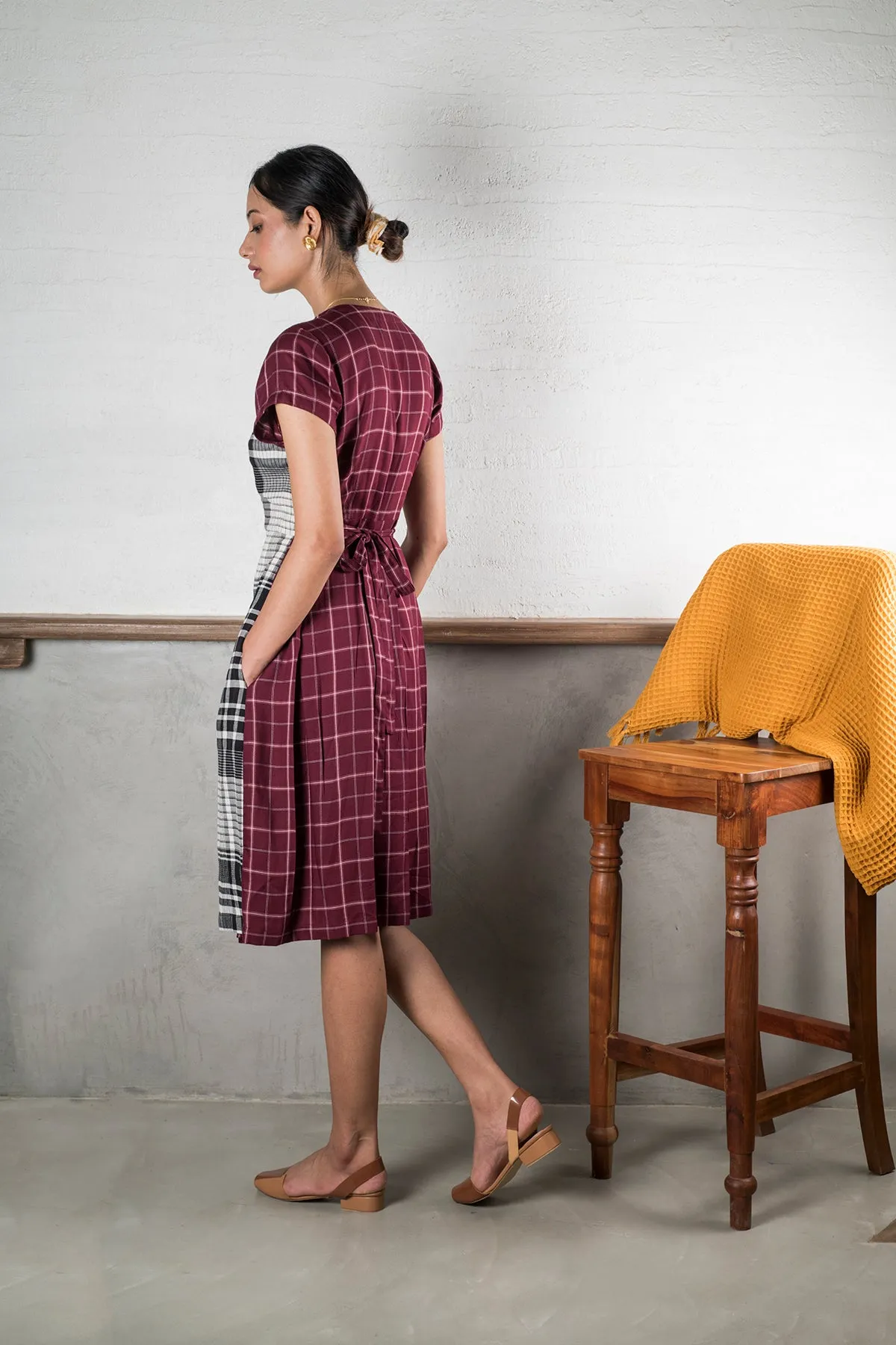 KAHLO CHECKERED DRESS