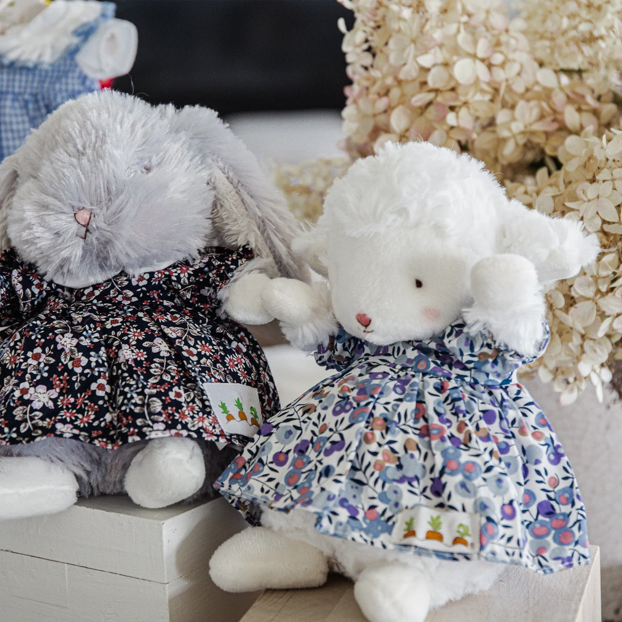 Kiddo's Closet Floral Dress - Blue & Purple