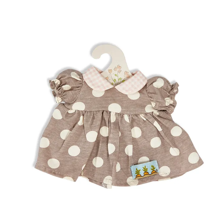 Kiddo's Closet Polka Dot Dress - Gray & Cream