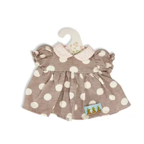 Kiddo's Closet Polka Dot Dress - Gray & Cream