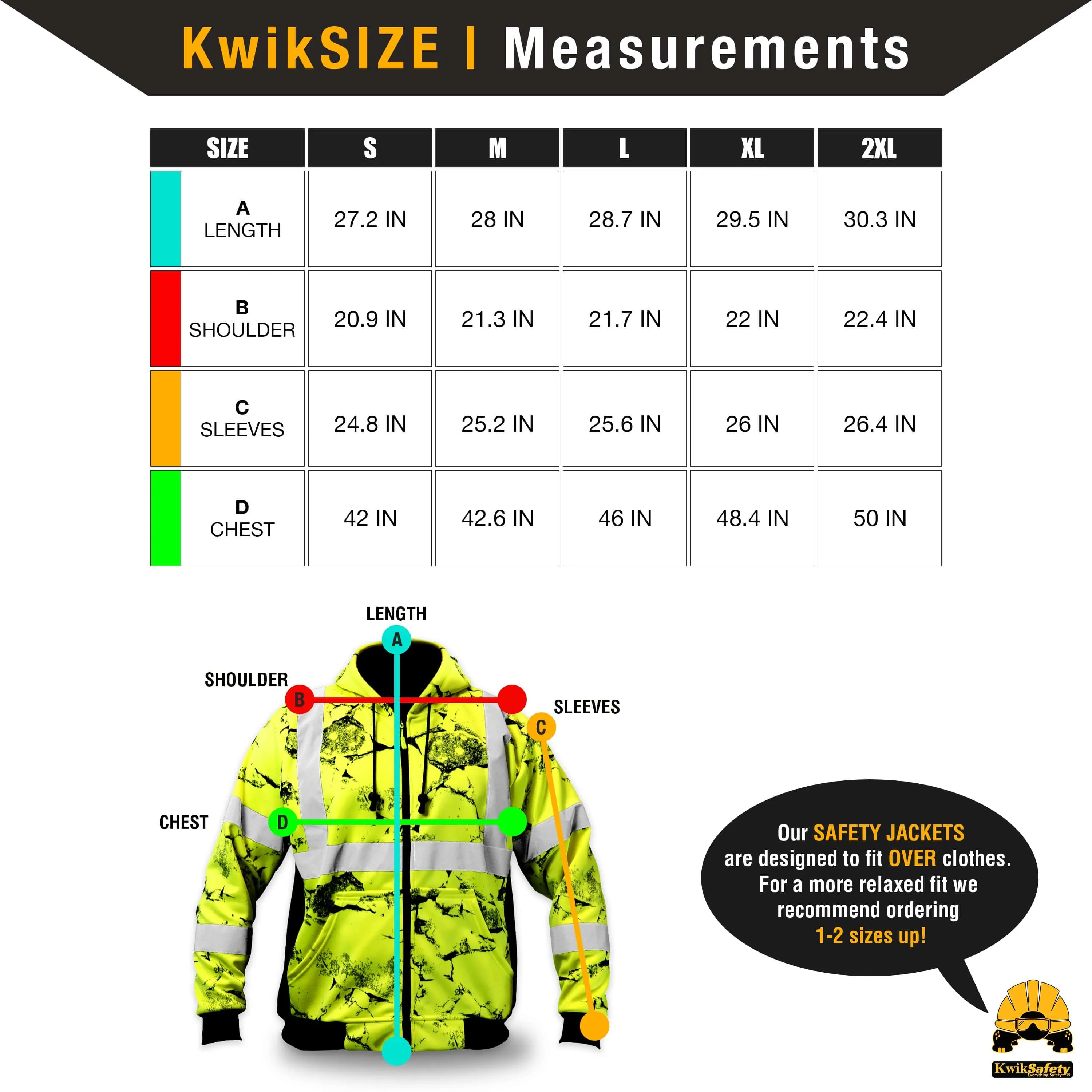 KwikSafety UNCLE WILLY'S WALL Safety Hoodie (LIMITED EDITION DESIGN) Class 3 ANSI Tested OSHA Hi Vis Reflective PPE - Model No.: KS5510