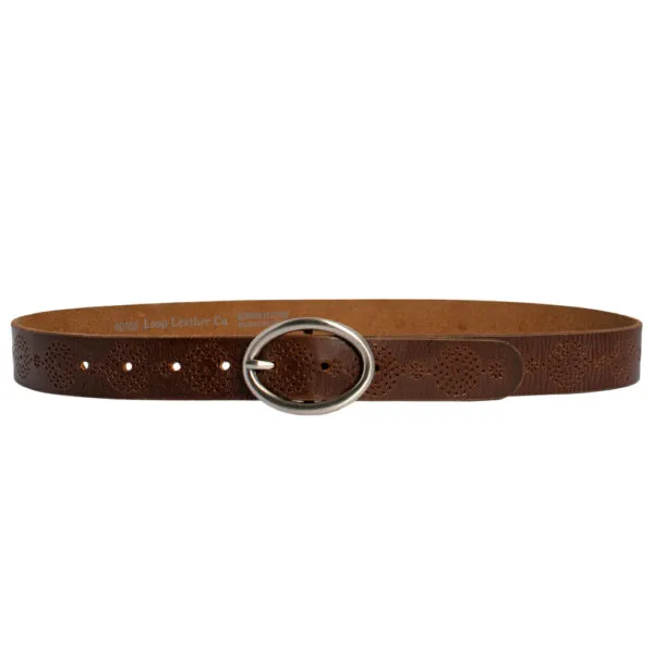Loop Leather Co Belt Bronte Park - Diesel Tan